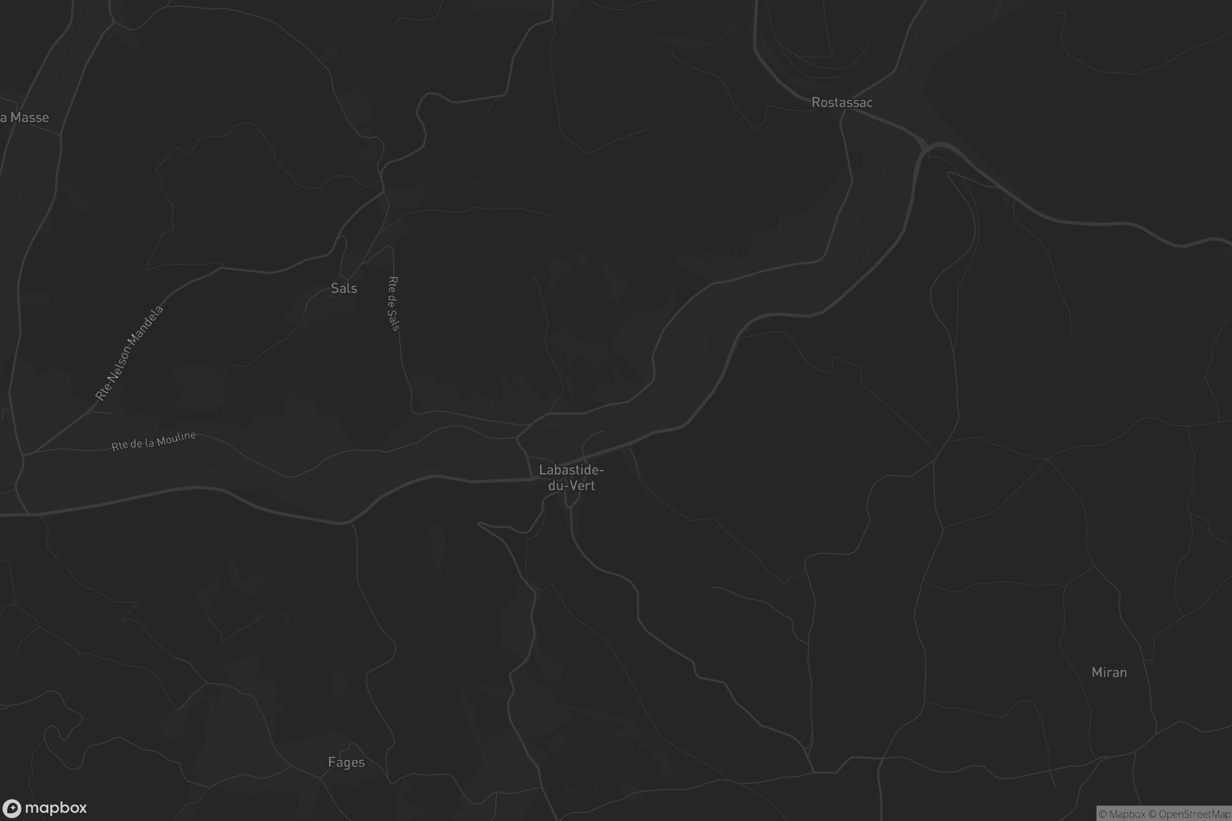 Carte de Labastide-du-Vert