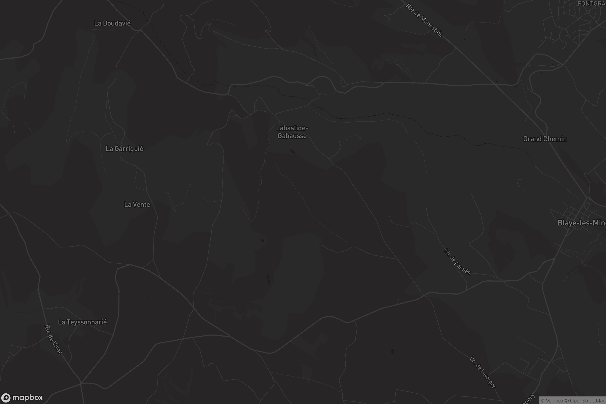 Carte de Labastide-Gabausse