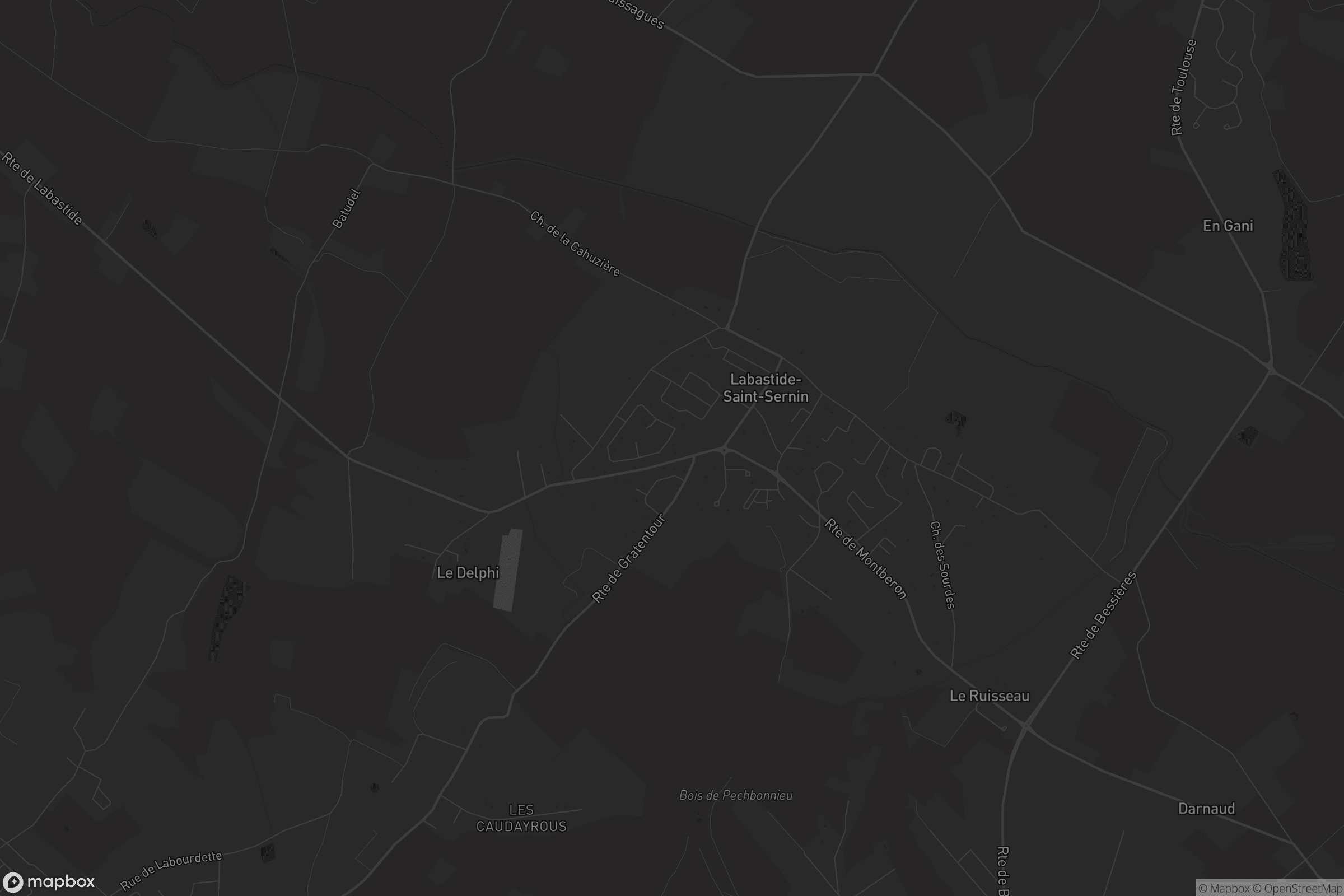 Carte de Labastide-Saint-Sernin