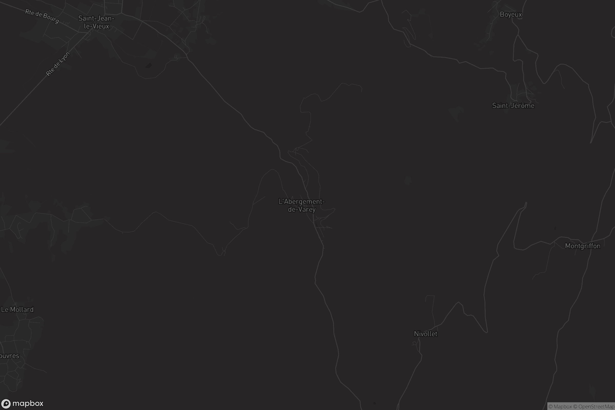 Carte de L'Abergement-de-Varey