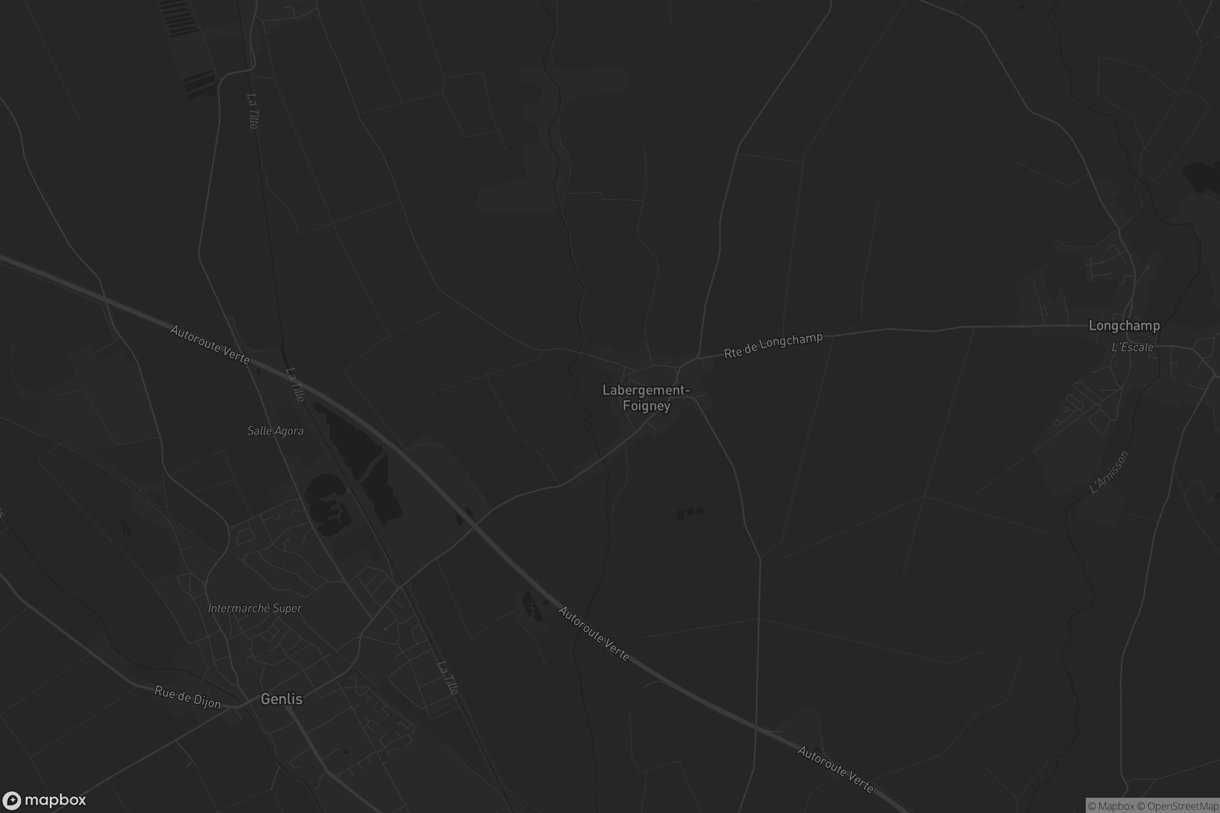 Carte de Labergement-Foigney