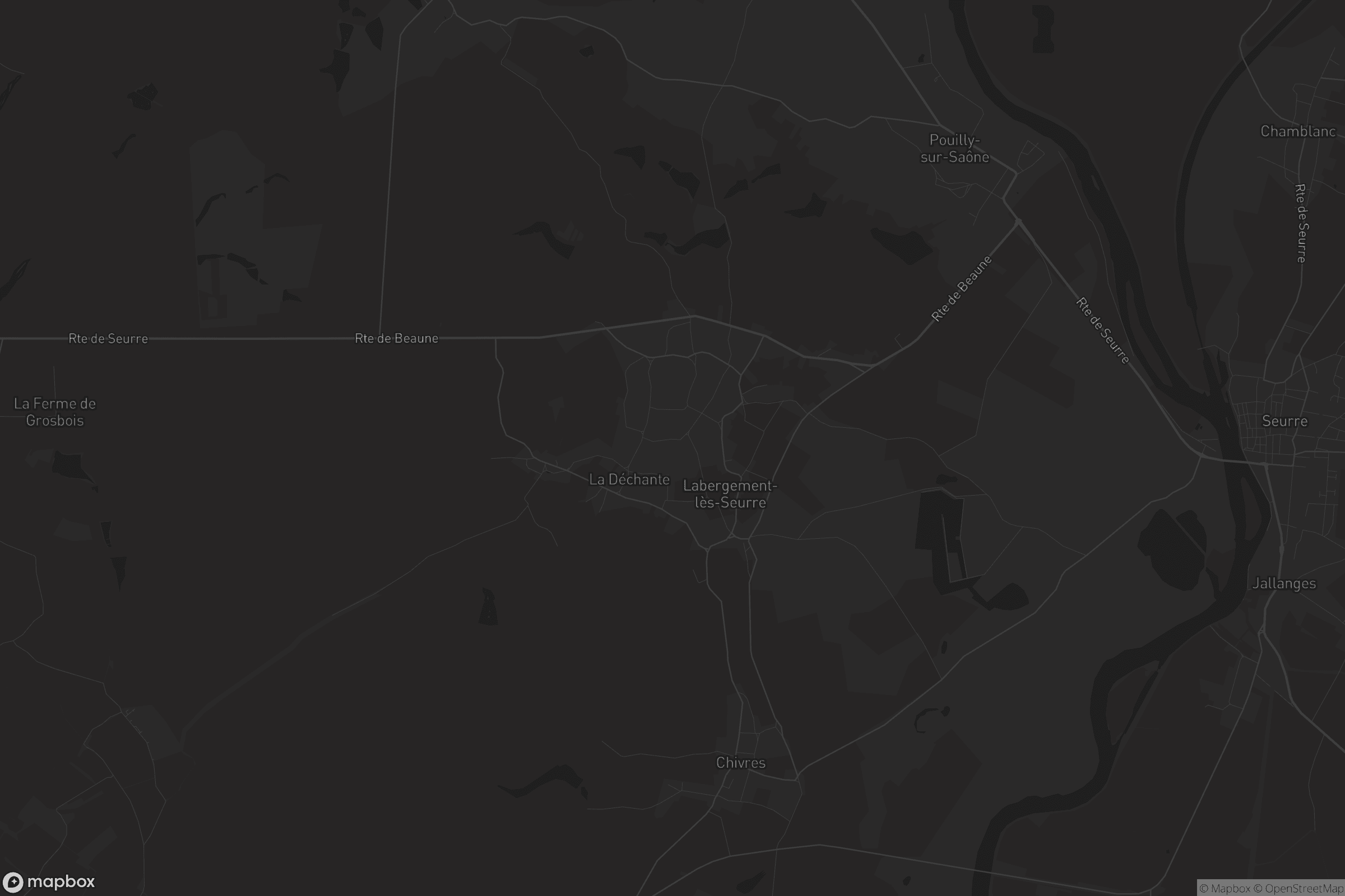 Carte de Labergement-lès-Seurre