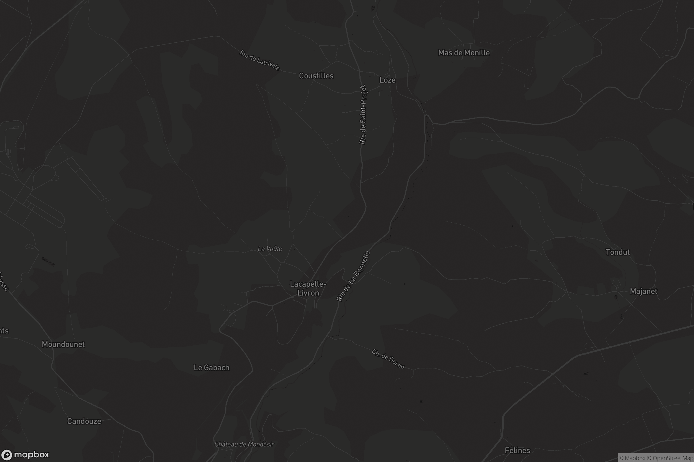 Carte de Lacapelle-Livron