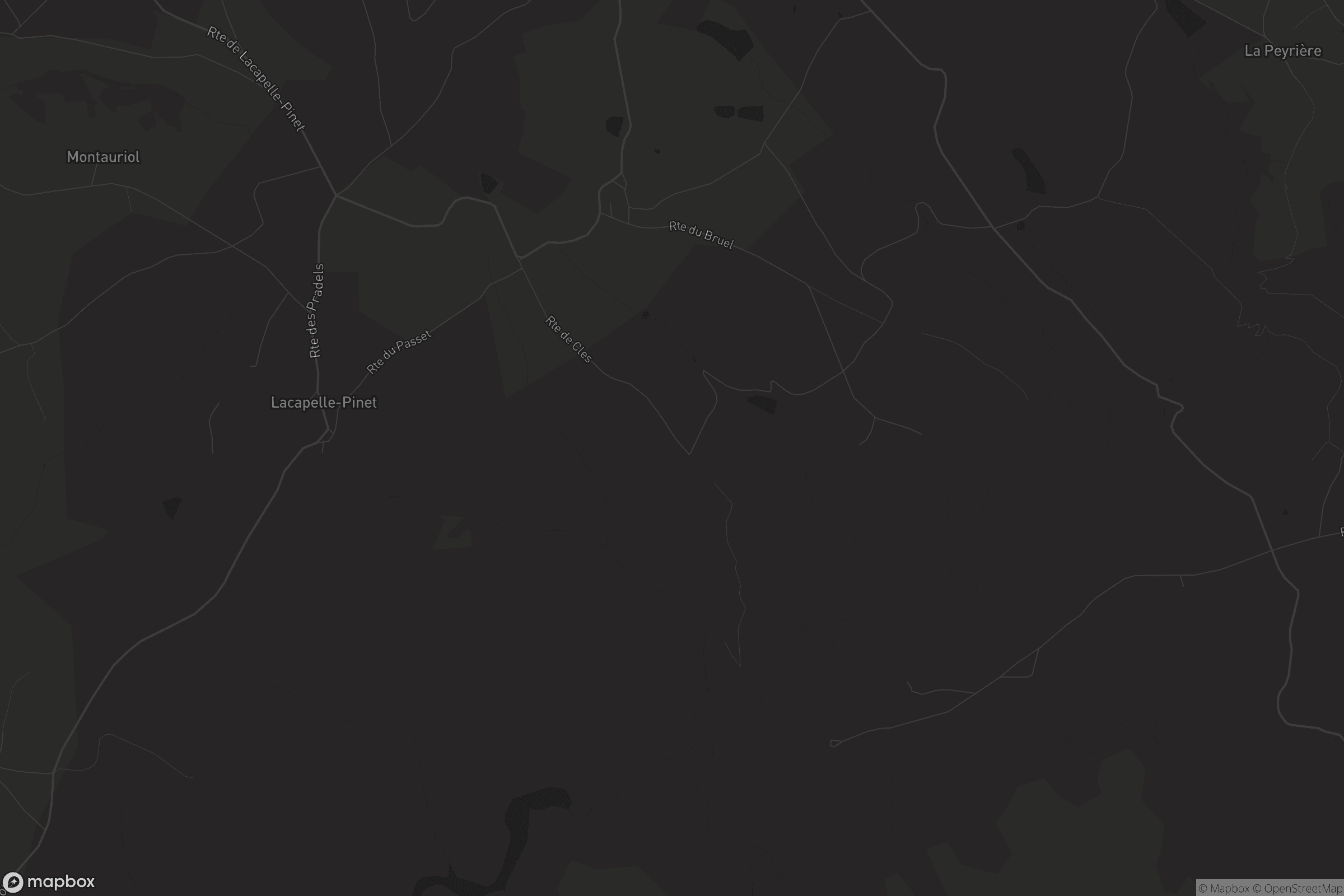 Carte de Lacapelle-Pinet