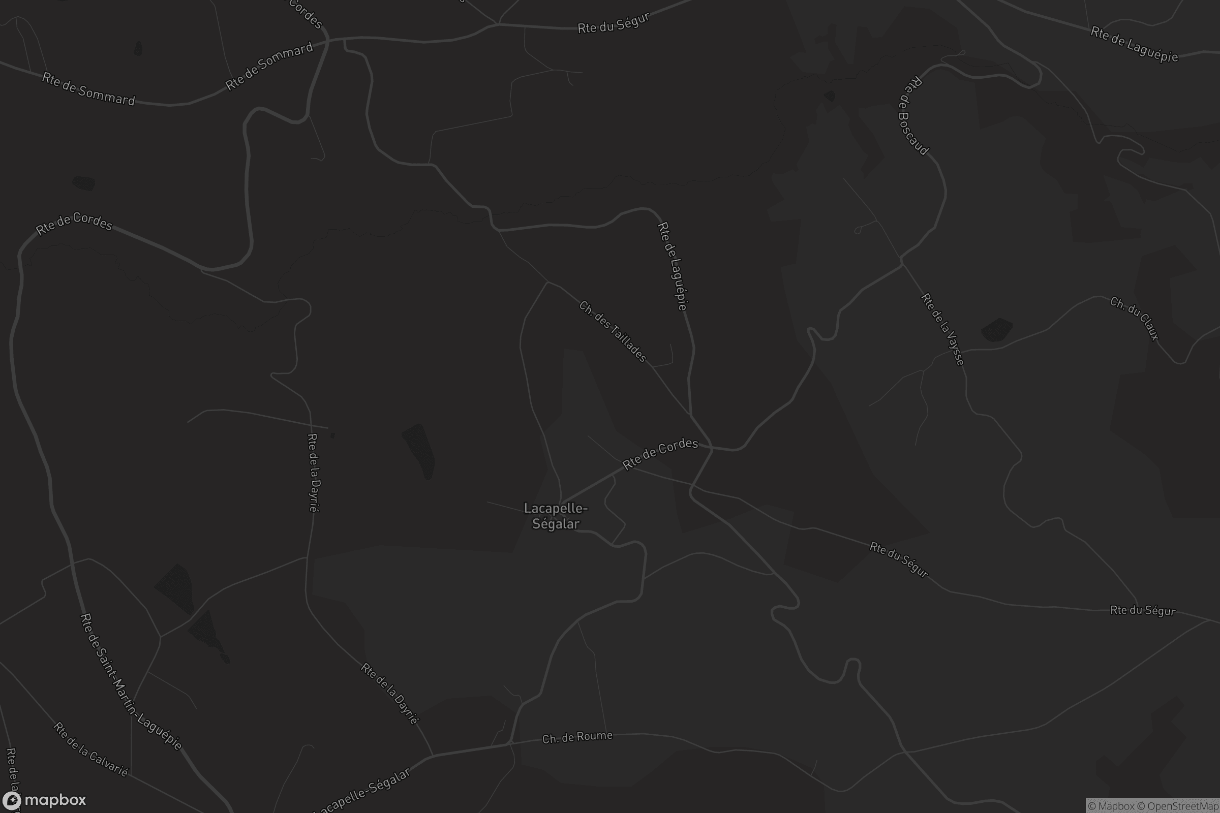 Carte de Lacapelle-Ségalar