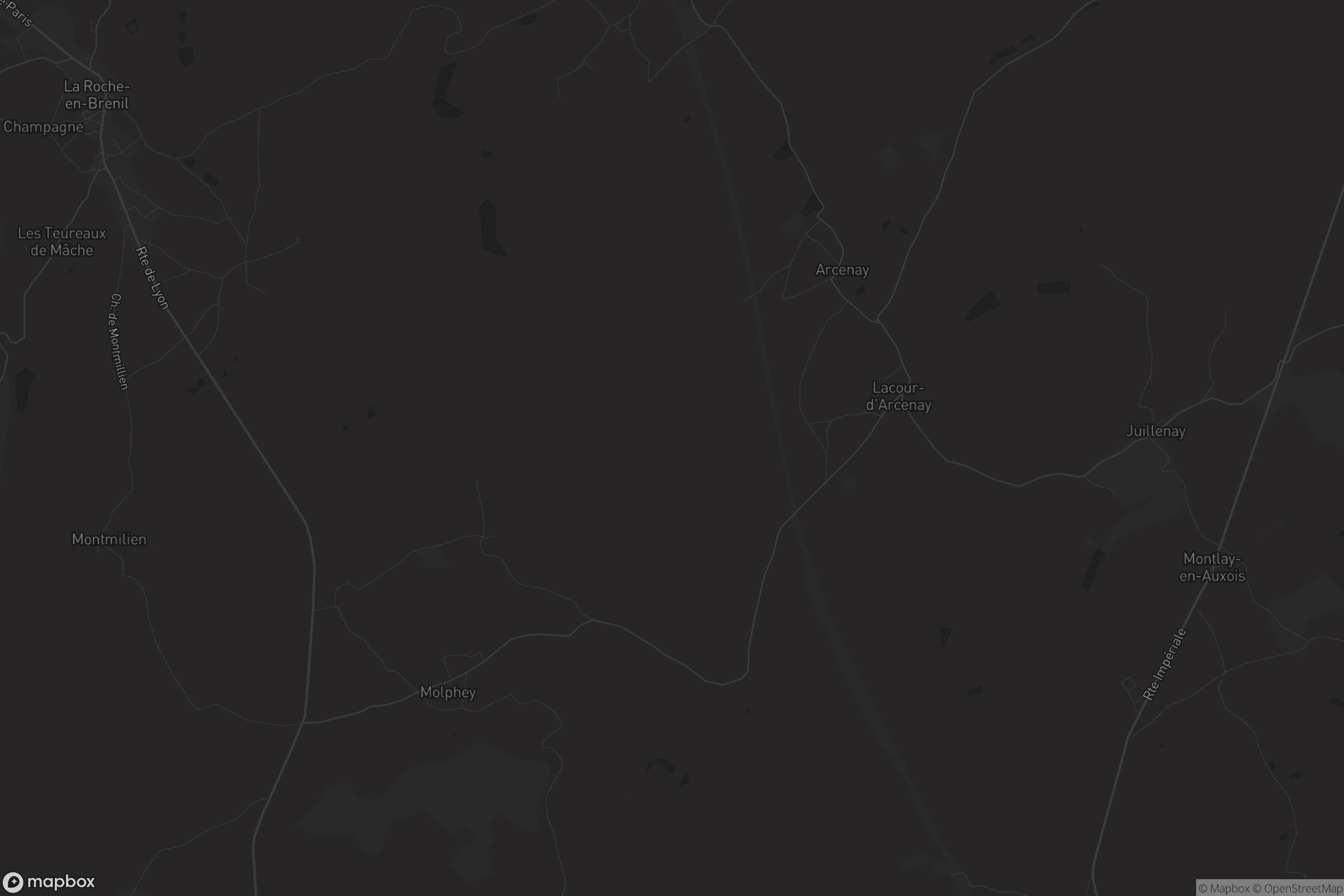 Carte de Lacour-d'Arcenay