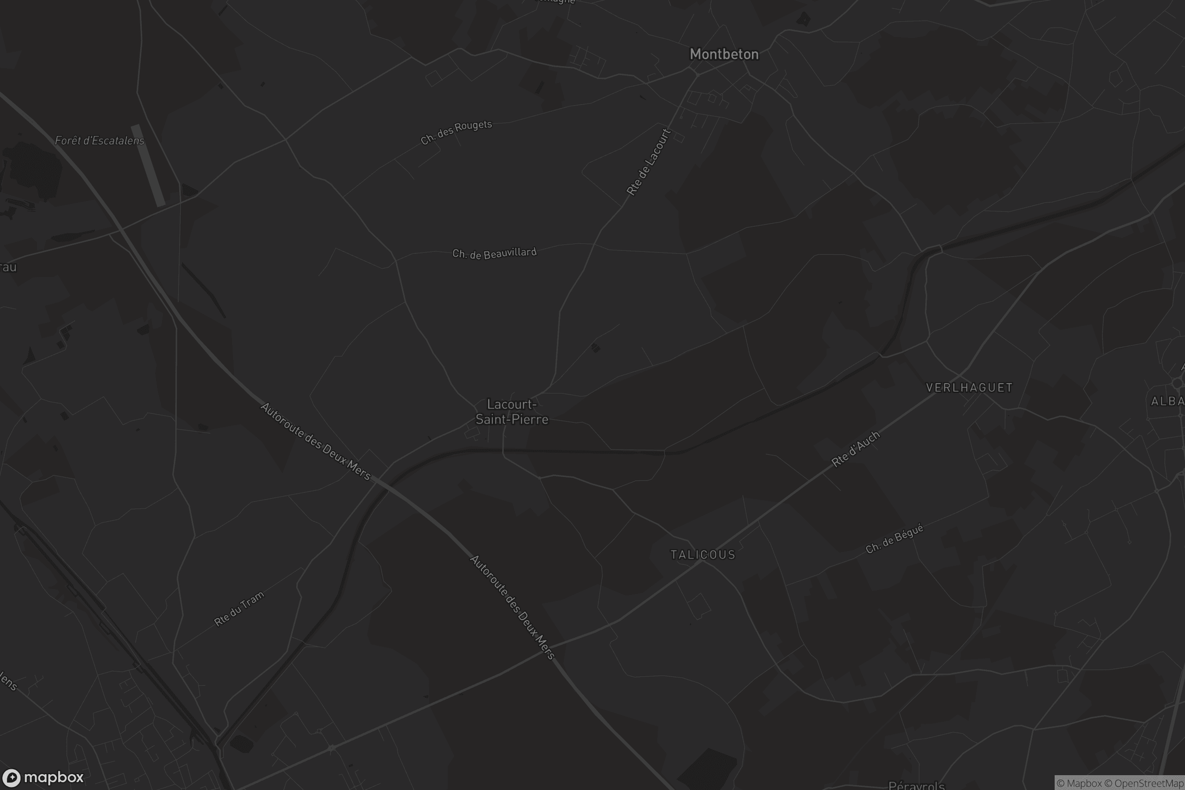 Carte de Lacourt-Saint-Pierre