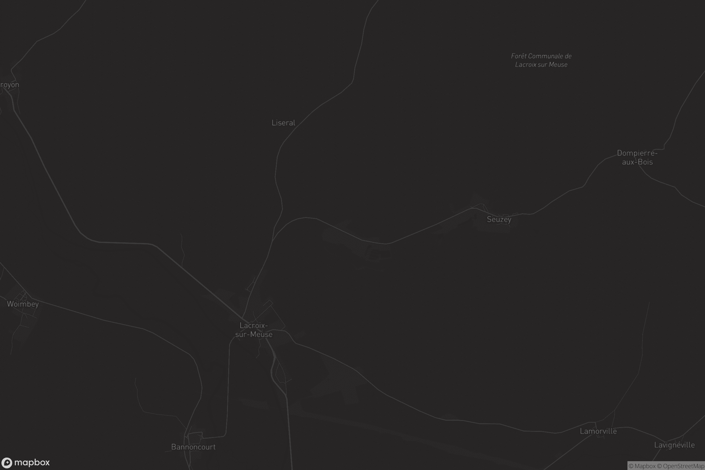 Carte de Lacroix-sur-Meuse