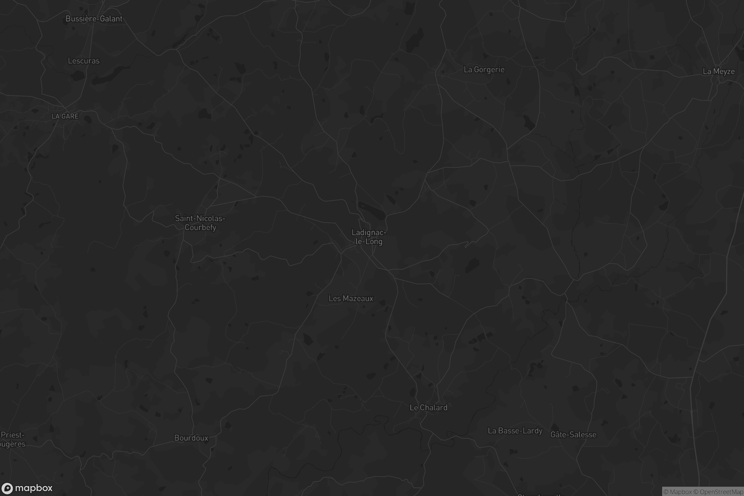 Carte de Ladignac-le-Long