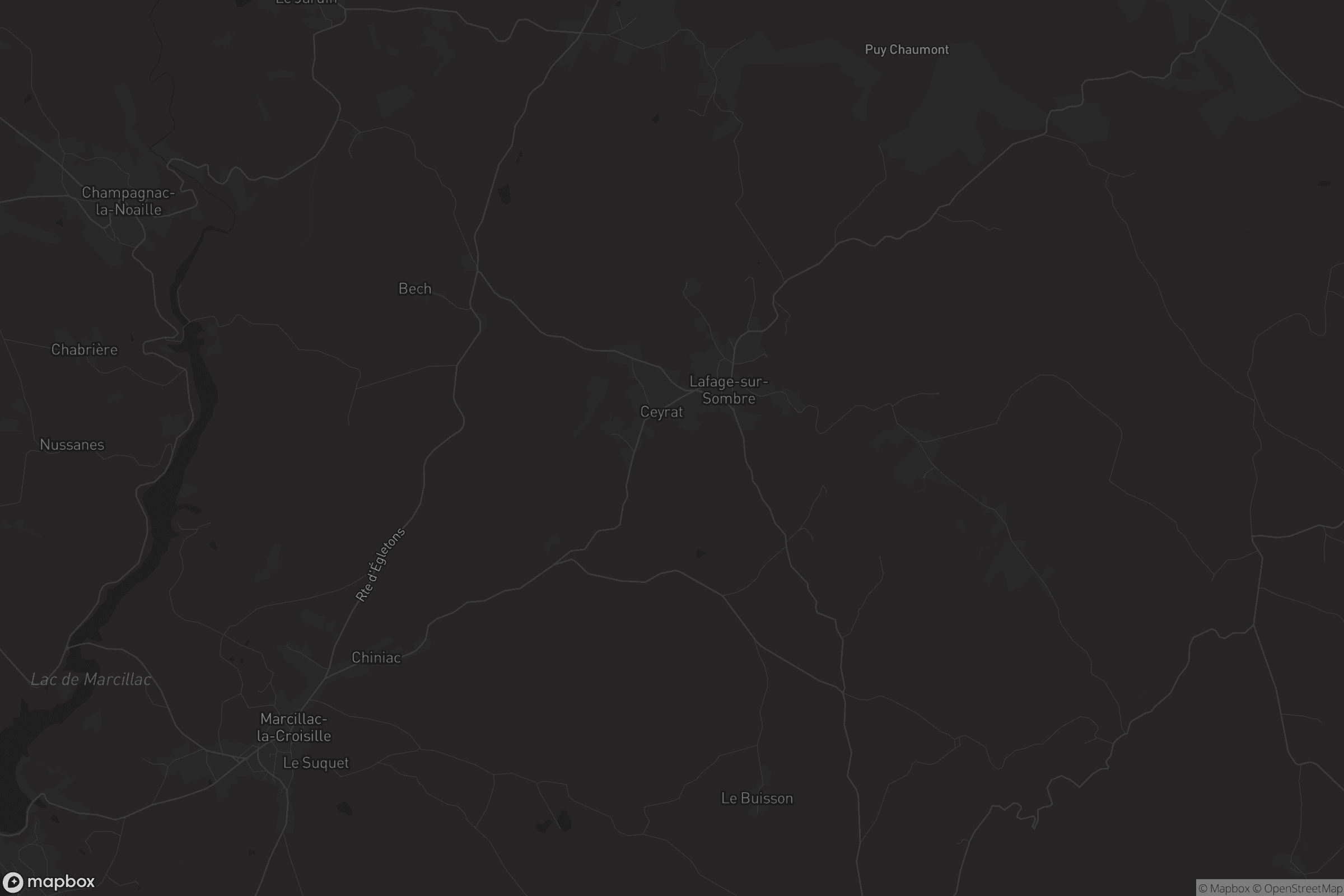 Carte de Lafage-sur-Sombre