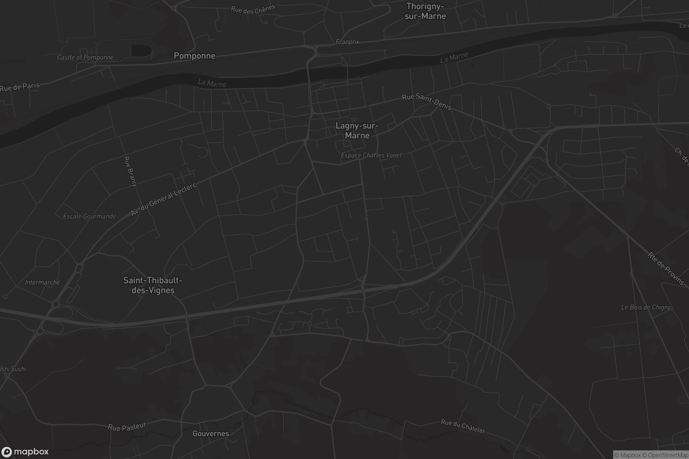 Carte de Lagny-sur-Marne