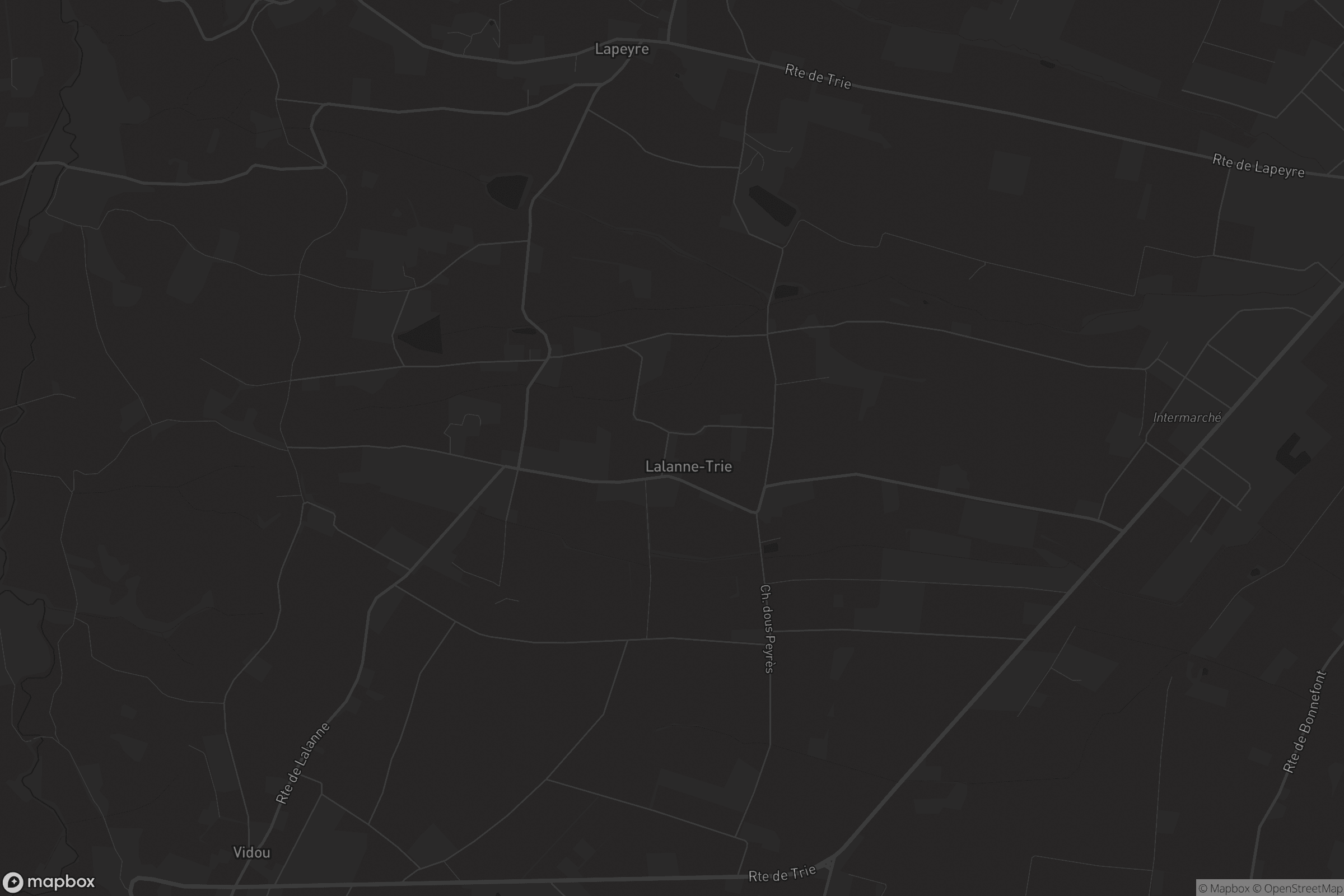 Carte de Lalanne-Trie