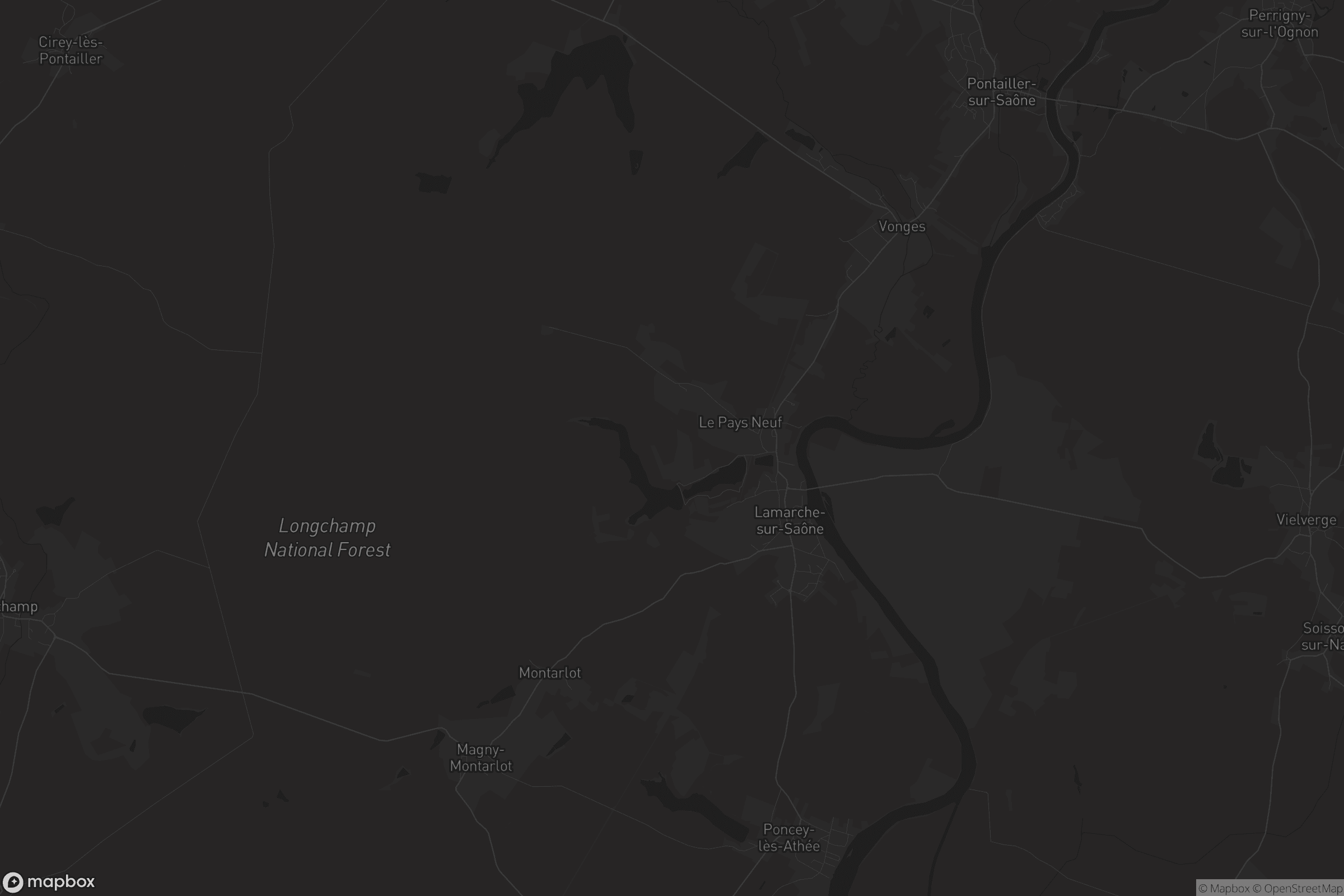 Carte de Lamarche-sur-Saône