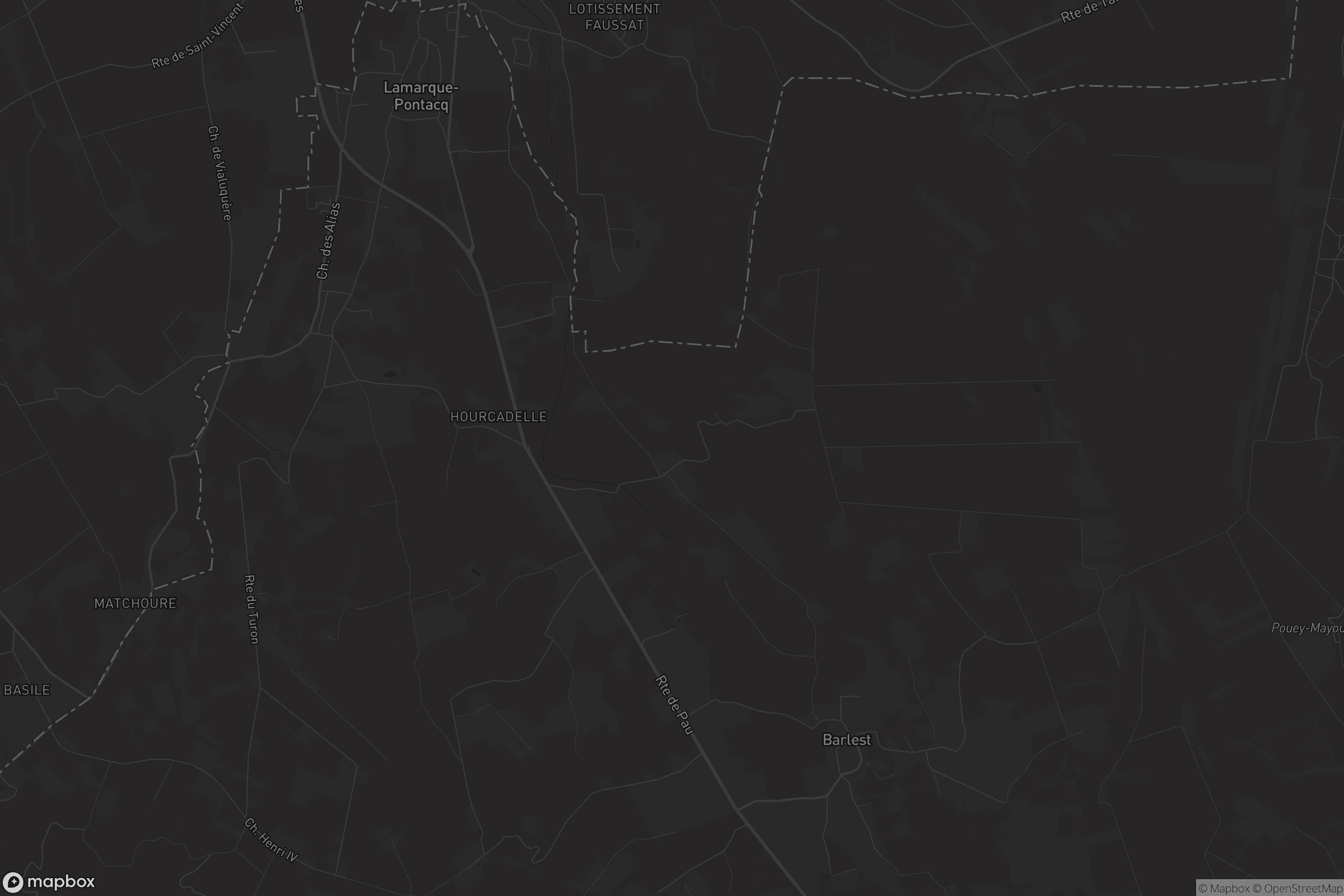 Carte de Lamarque-Pontacq