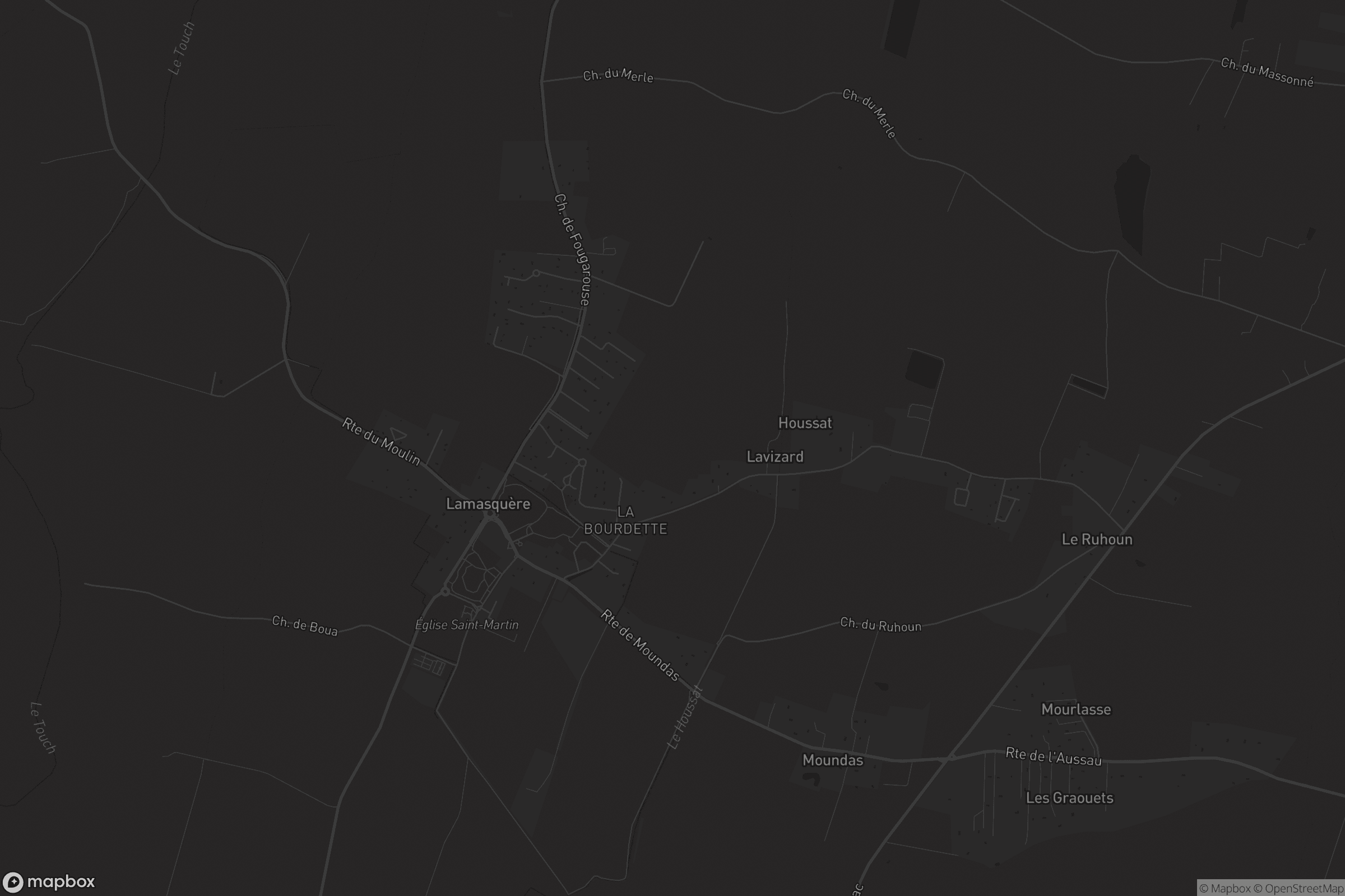 Carte de Lamasquère