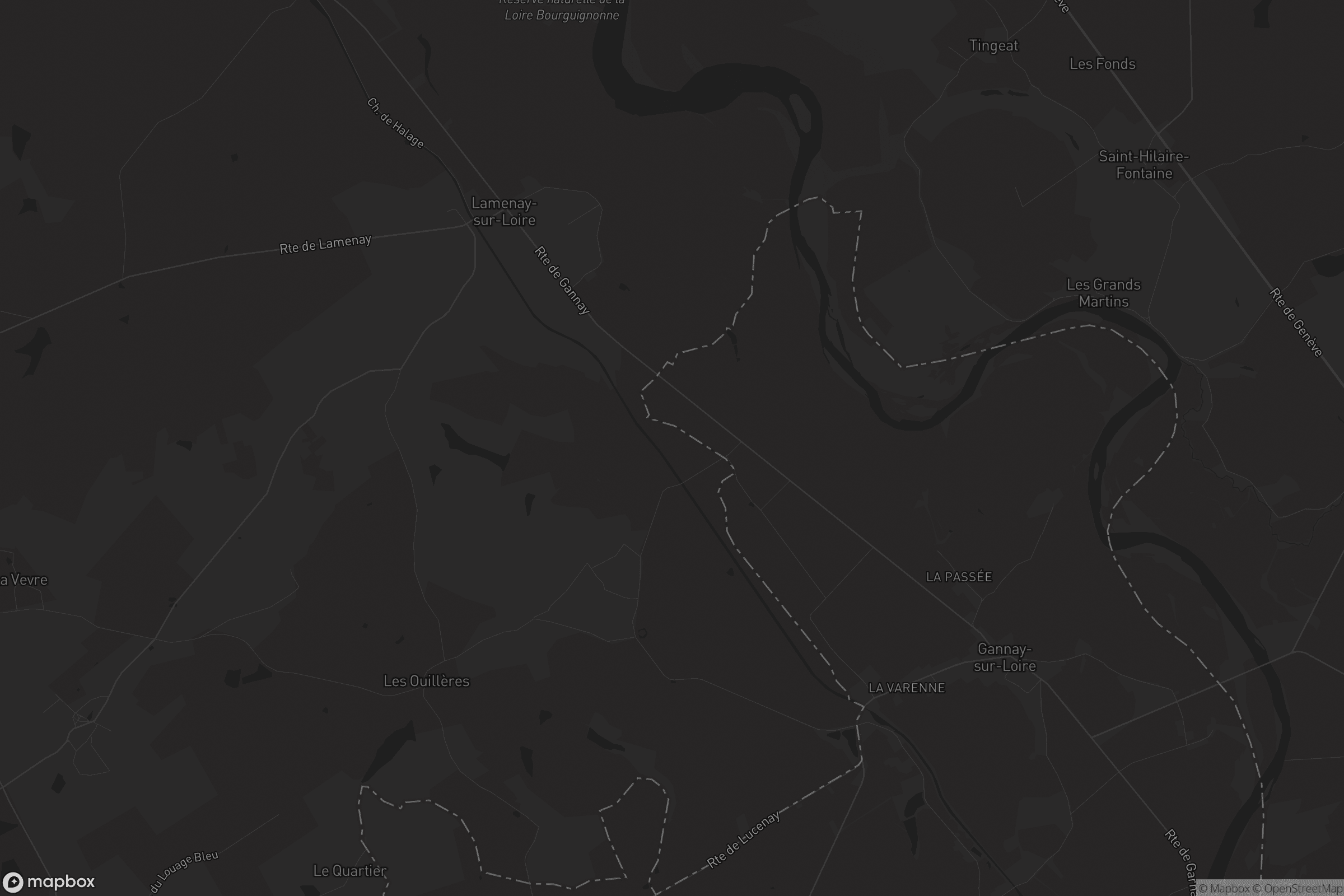 Carte de Lamenay-sur-Loire