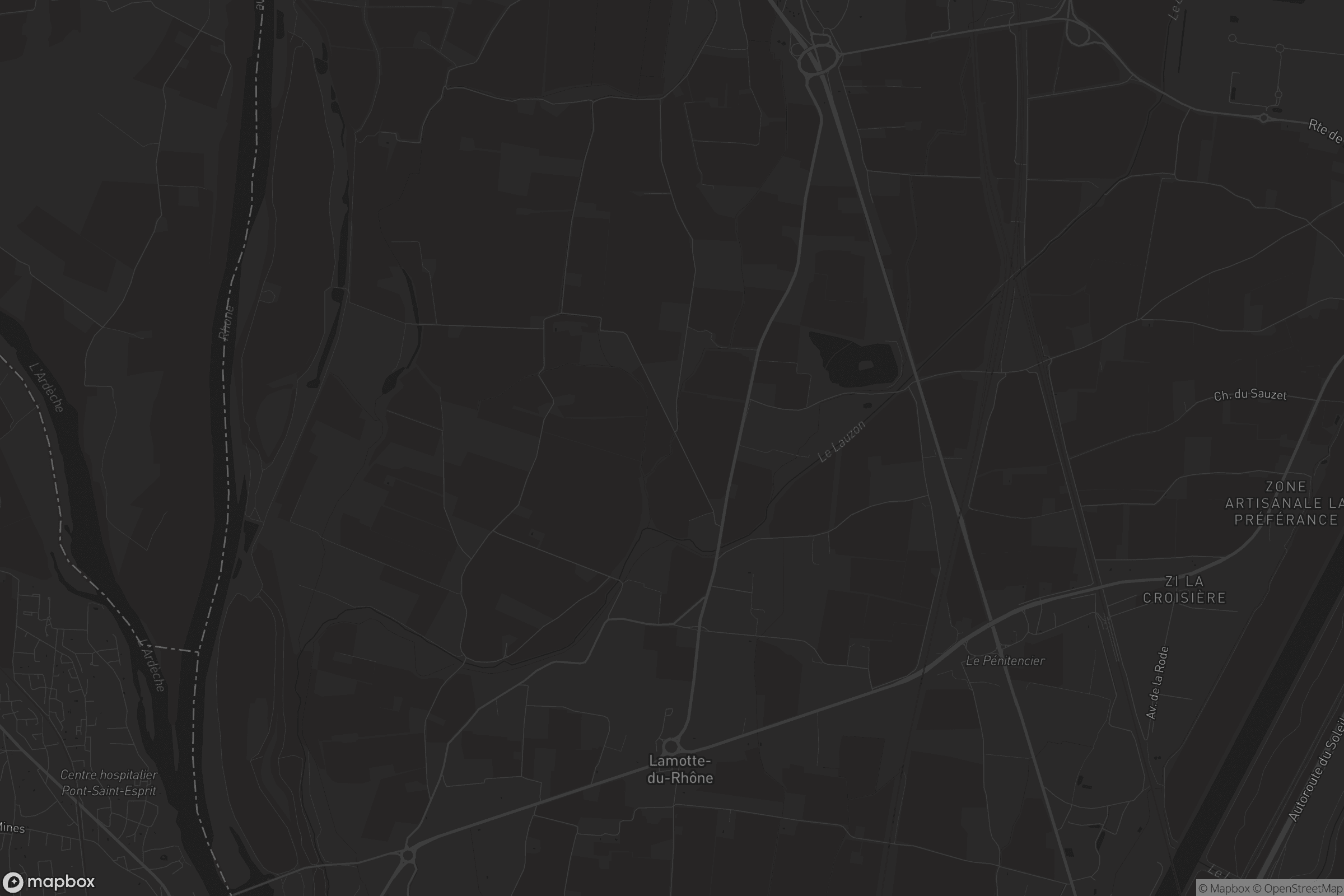 Carte de Lamotte-du-Rhône