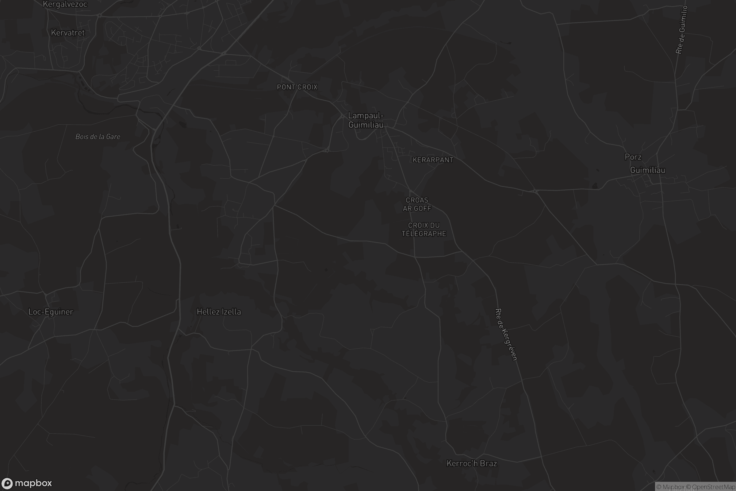 Carte de Lampaul-Guimiliau