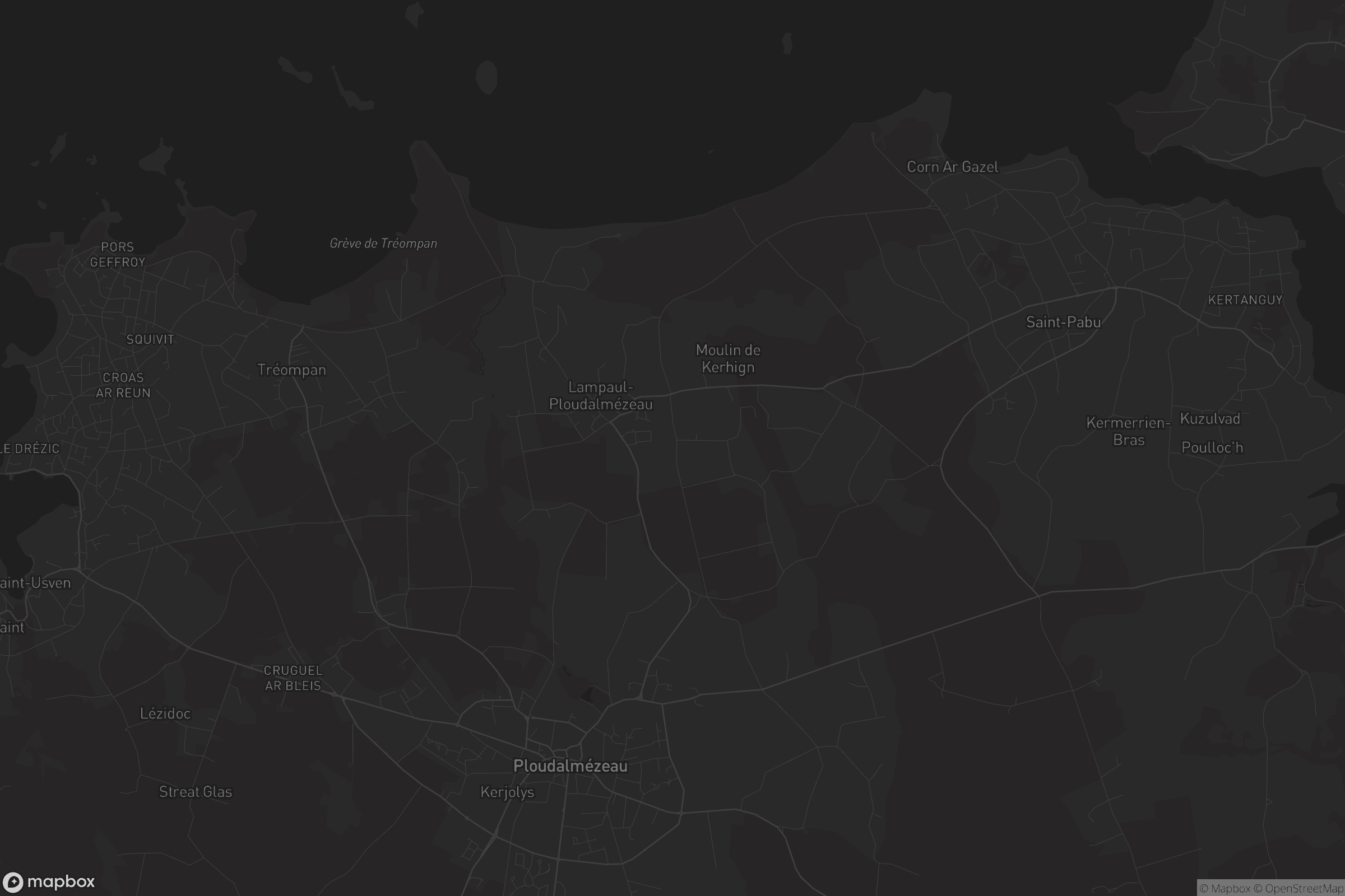 Carte de Lampaul-Ploudalmézeau