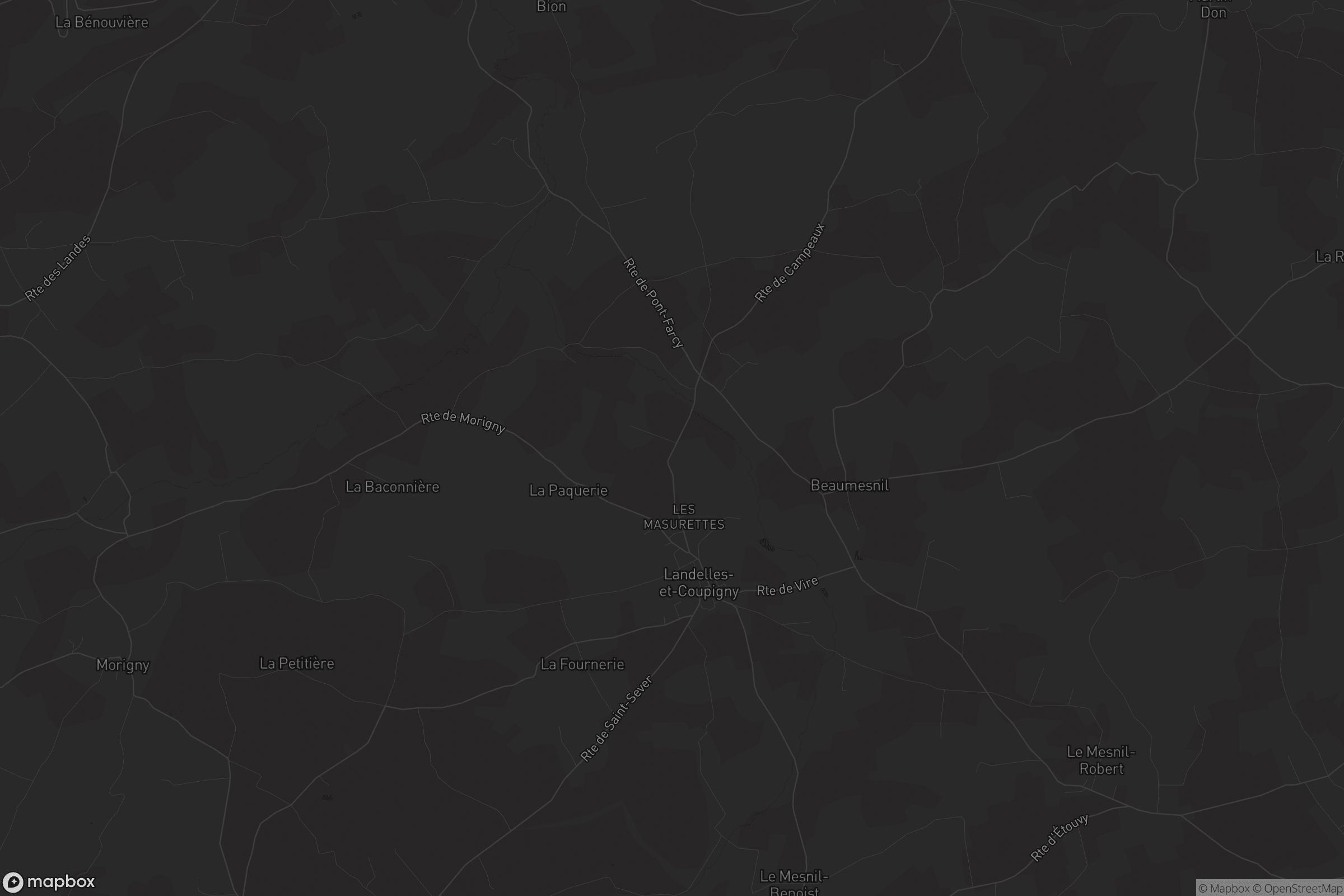 Carte de Landelles-et-Coupigny