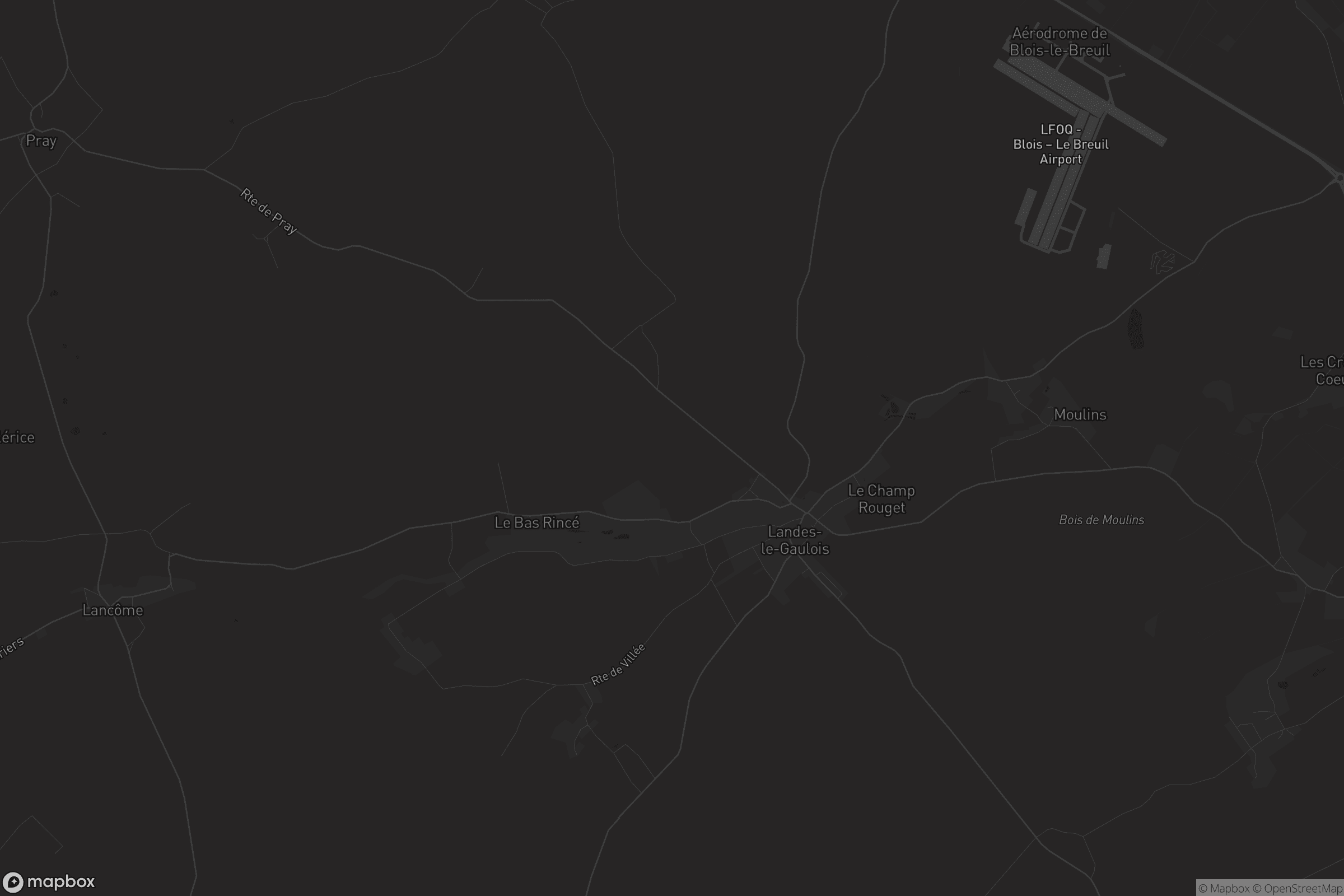 Carte de Landes-le-Gaulois