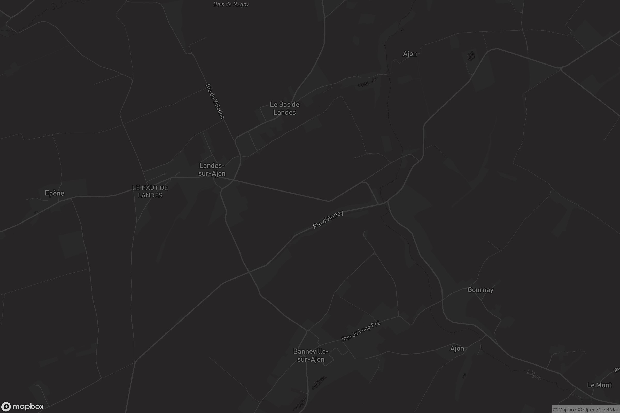 Carte de Landes-sur-Ajon