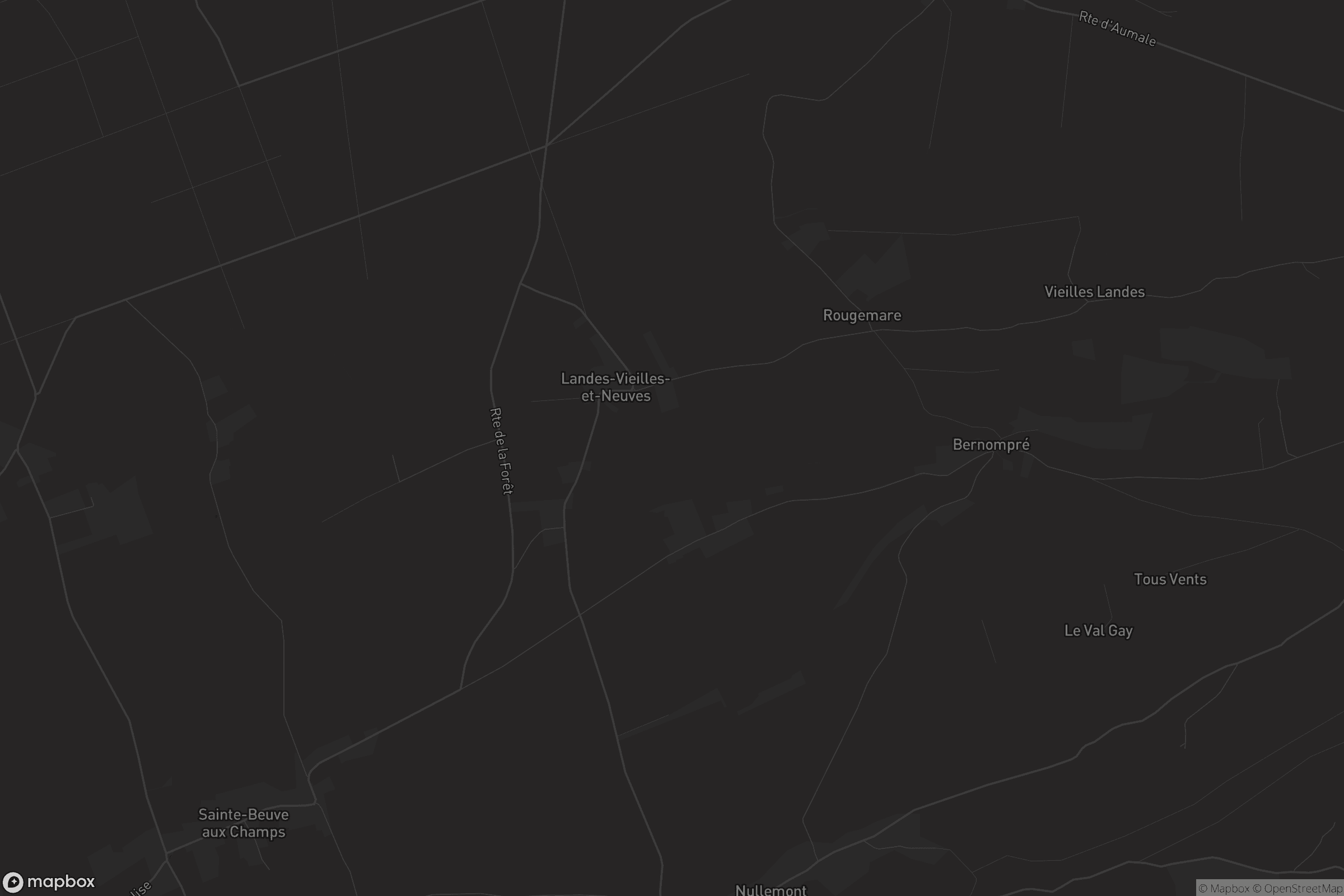 Carte de Landes-Vieilles-et-Neuves