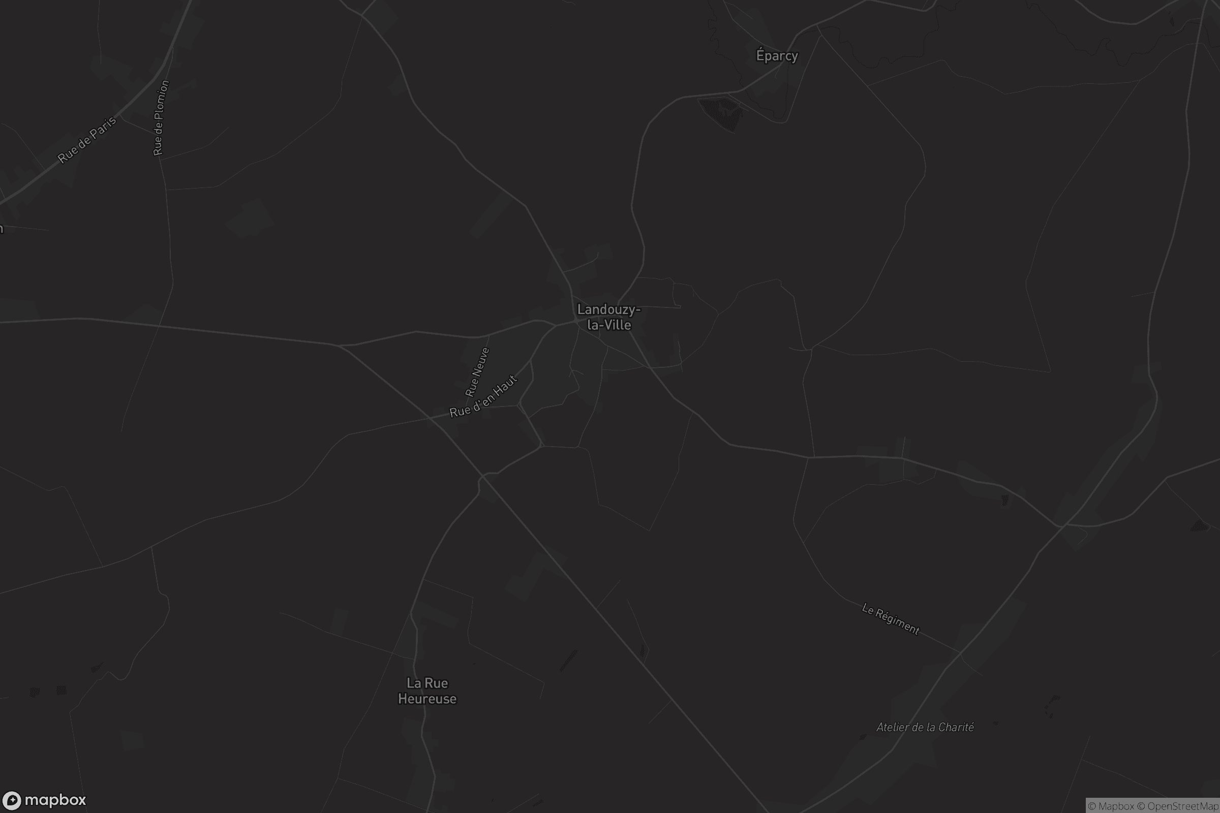 Carte de Landouzy-la-Ville