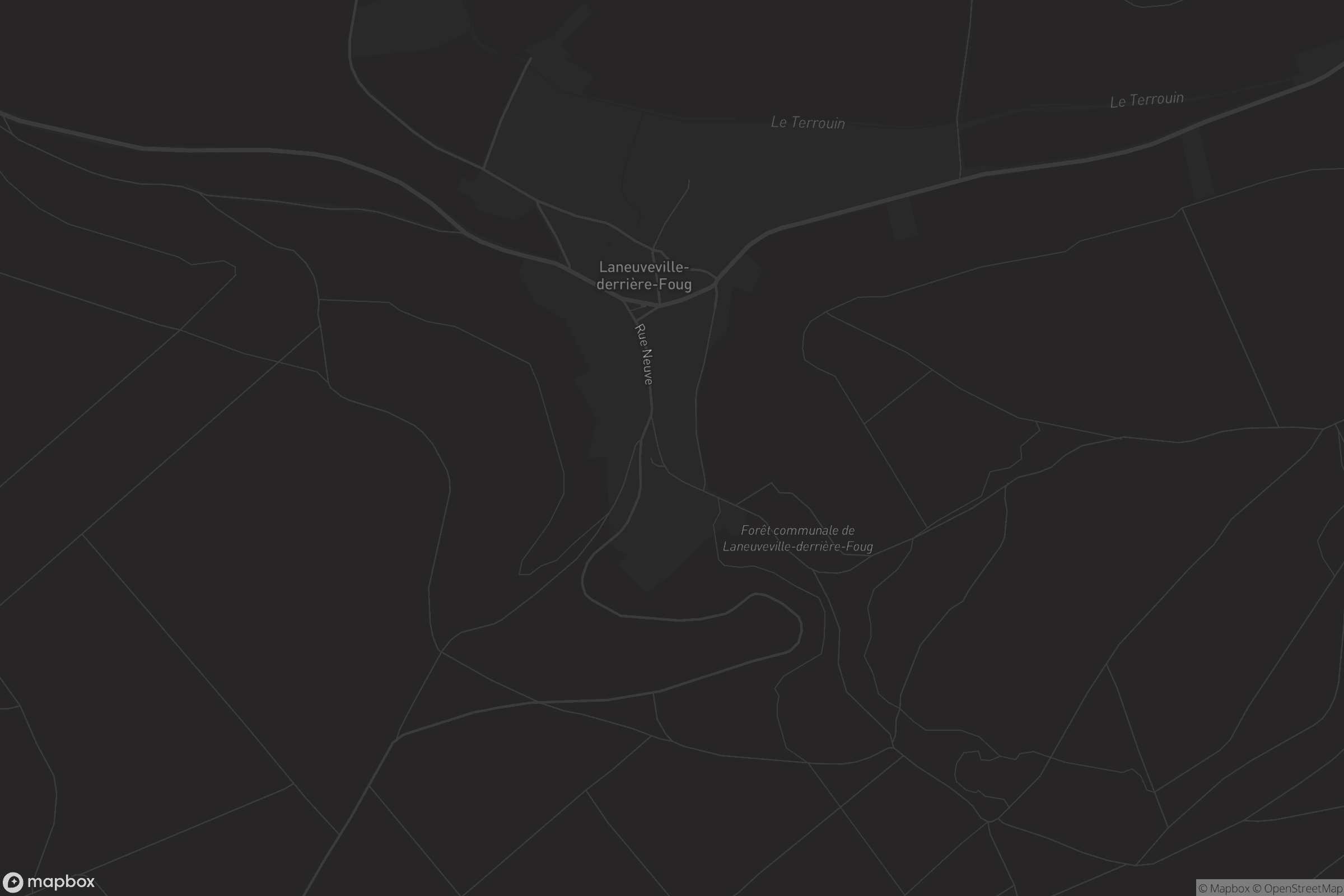 Carte de Laneuveville-derrière-Foug