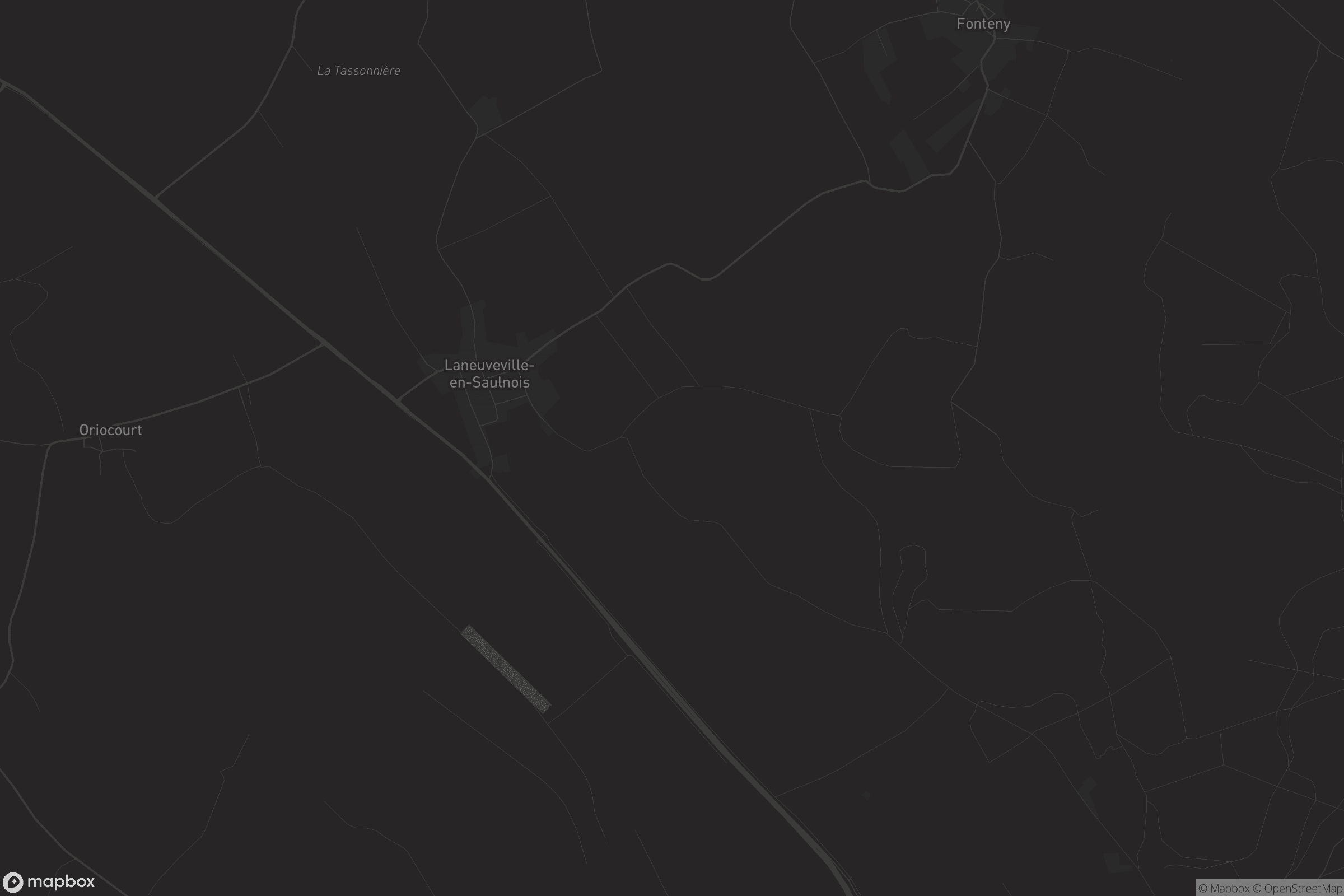 Carte de Laneuveville-en-Saulnois