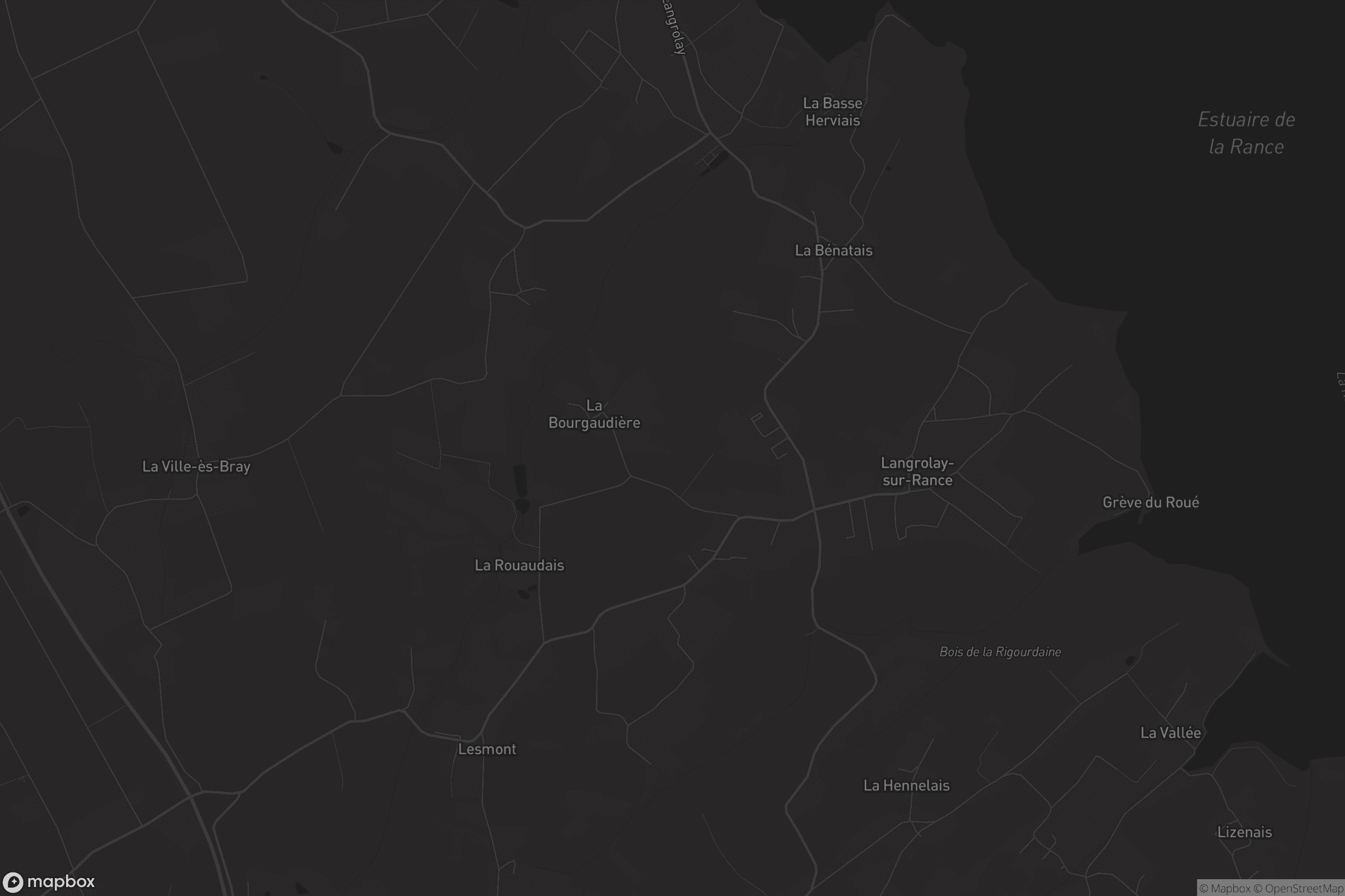 Carte de Langrolay-sur-Rance