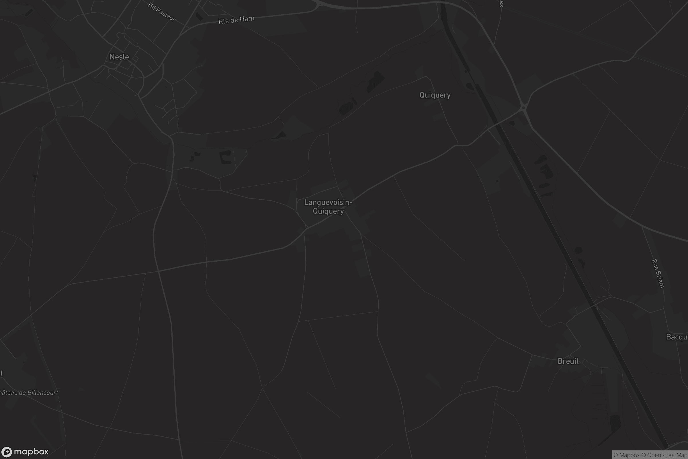 Carte de Languevoisin-Quiquery