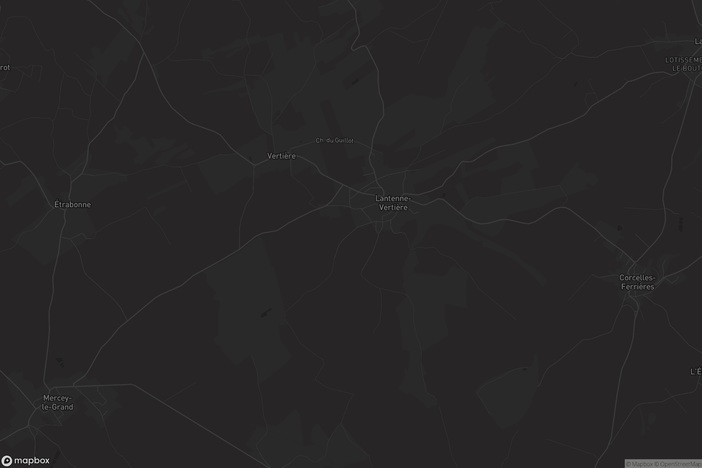 Carte de Lantenne-Vertière