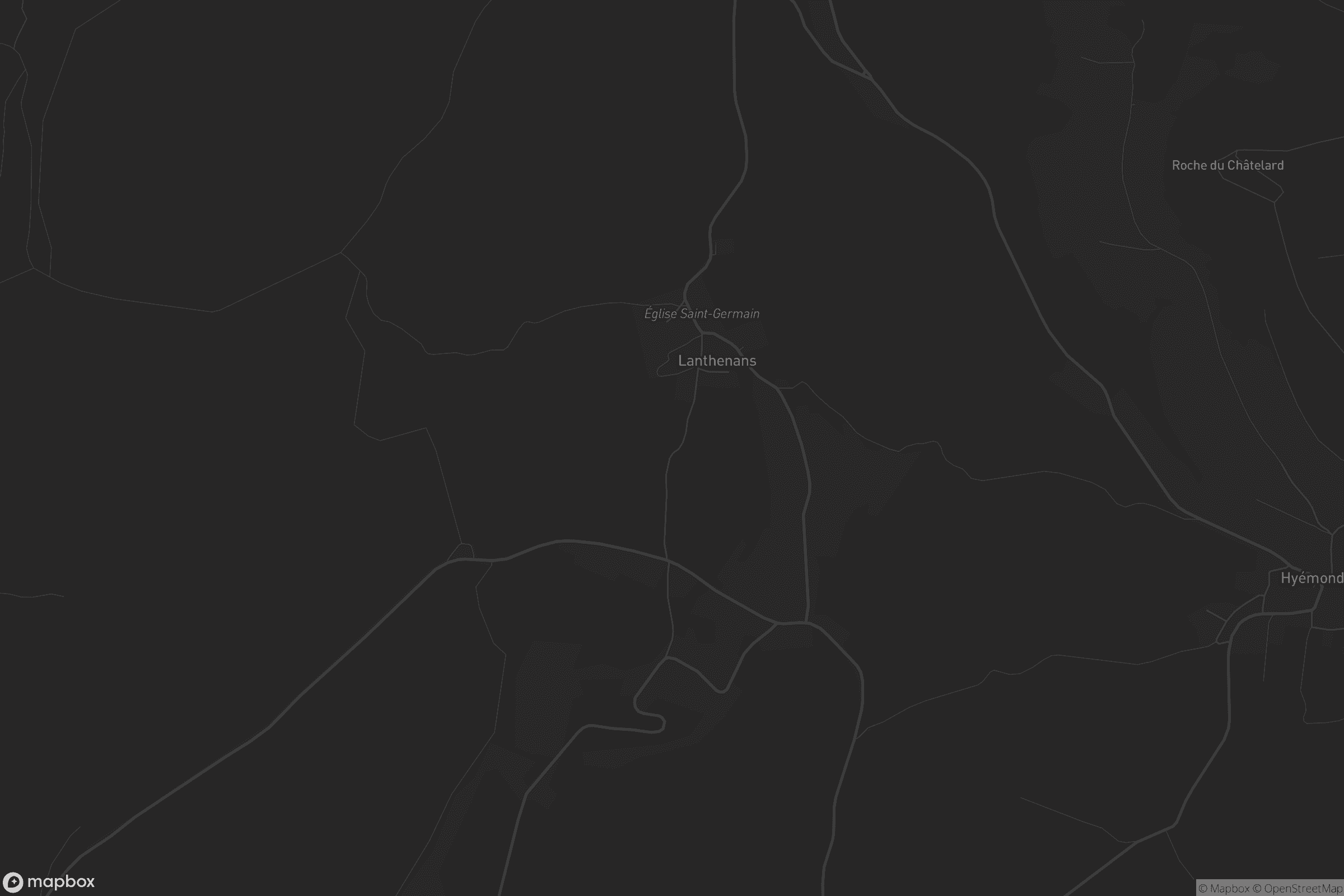 Carte de Lanthenans