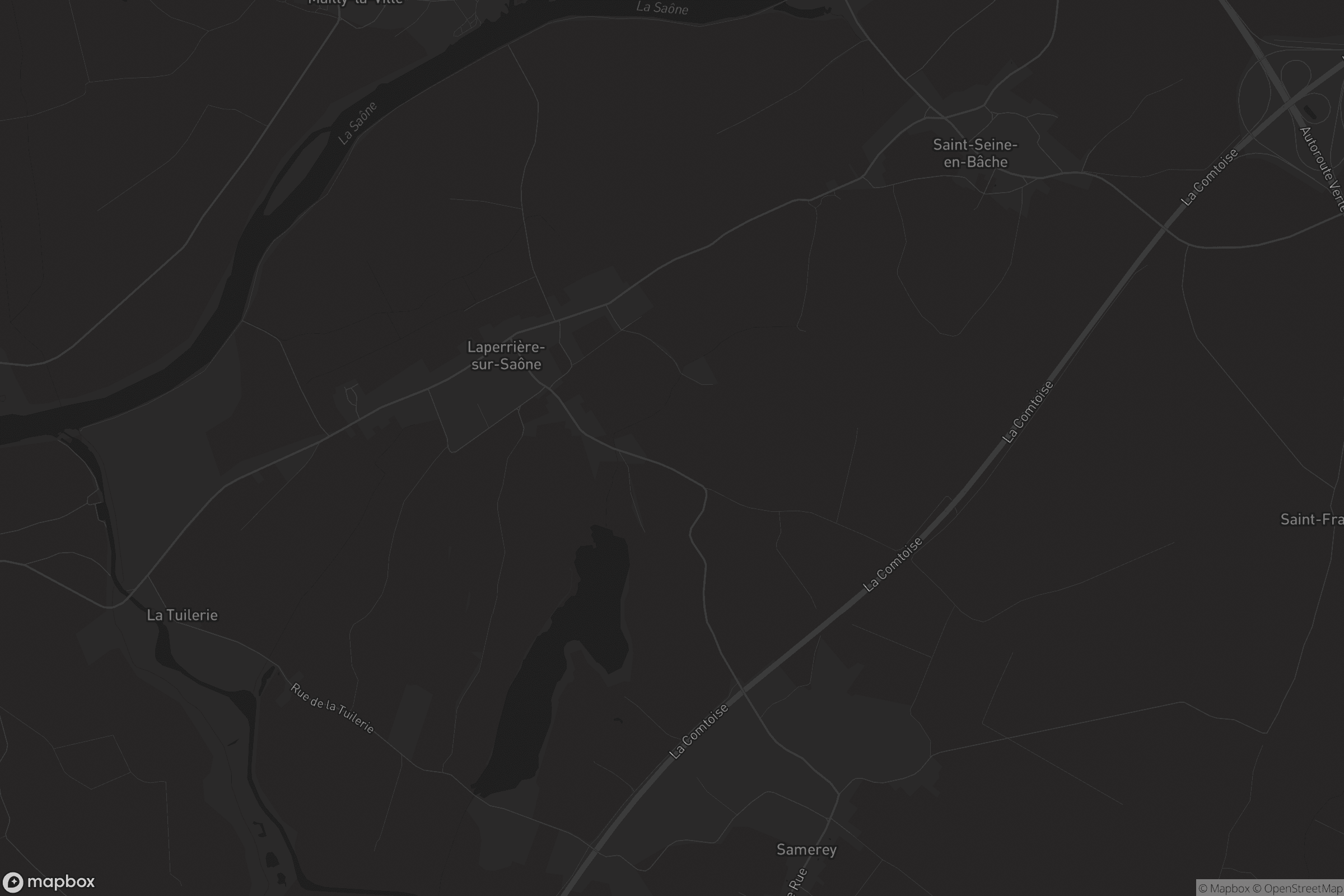 Carte de Laperrière-sur-Saône