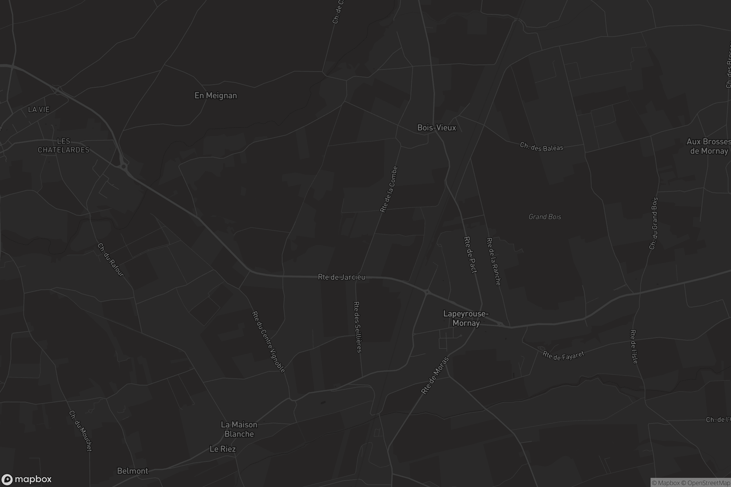 Carte de Lapeyrouse-Mornay