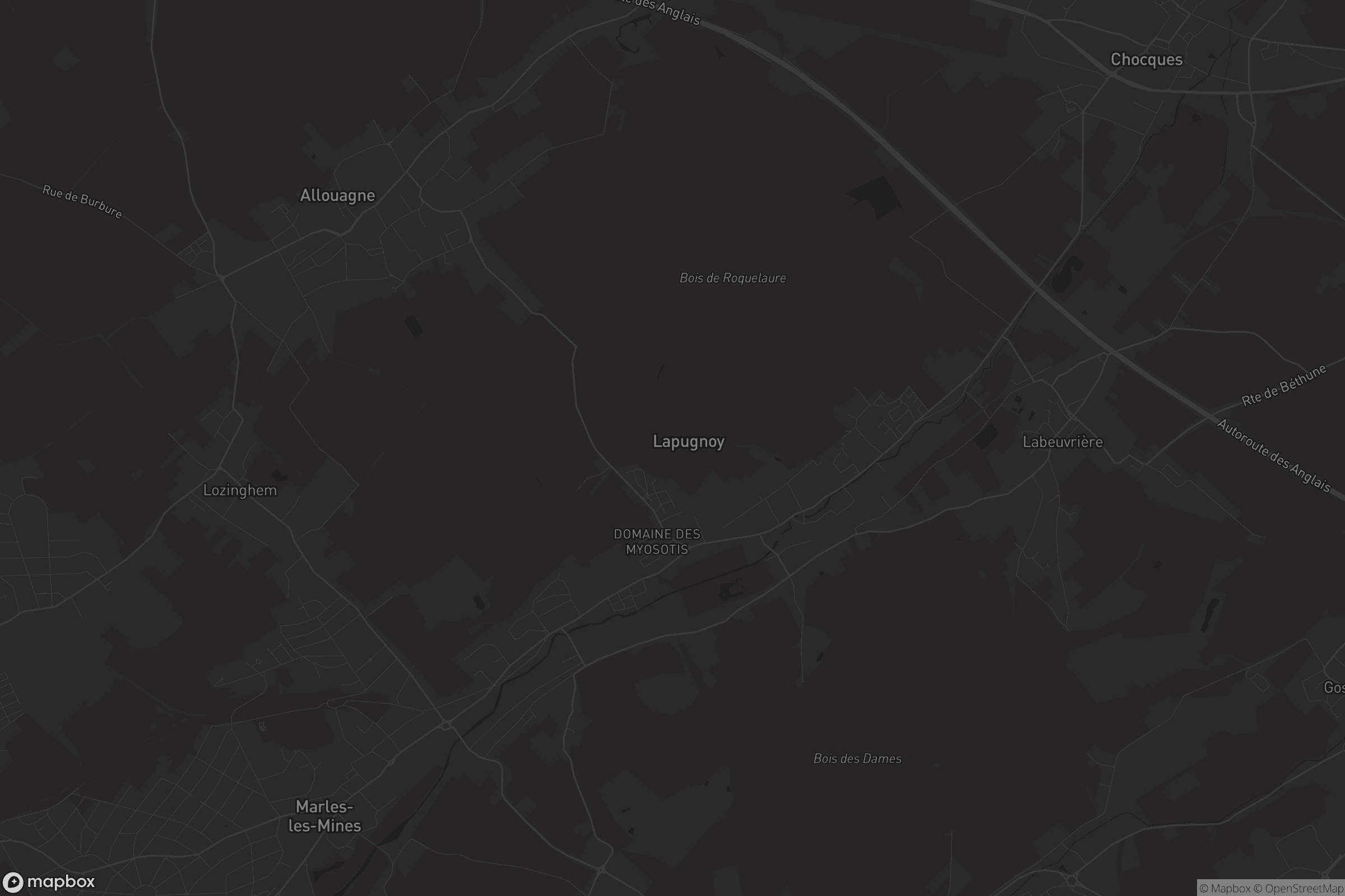Carte de Lapugnoy