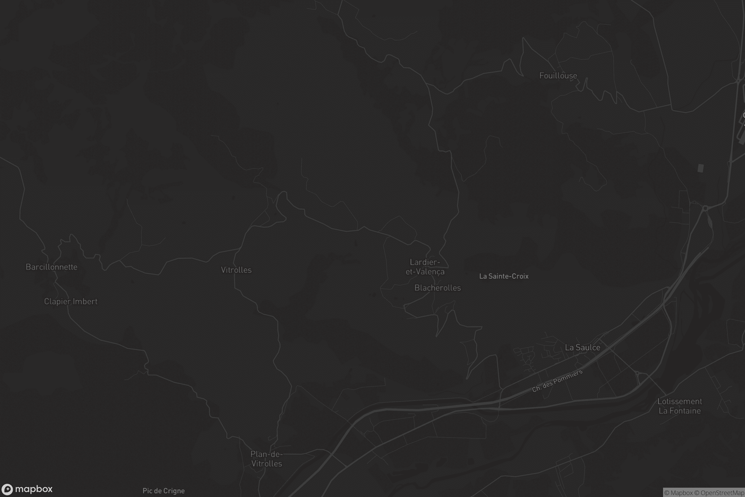 Carte de Lardier-et-Valença