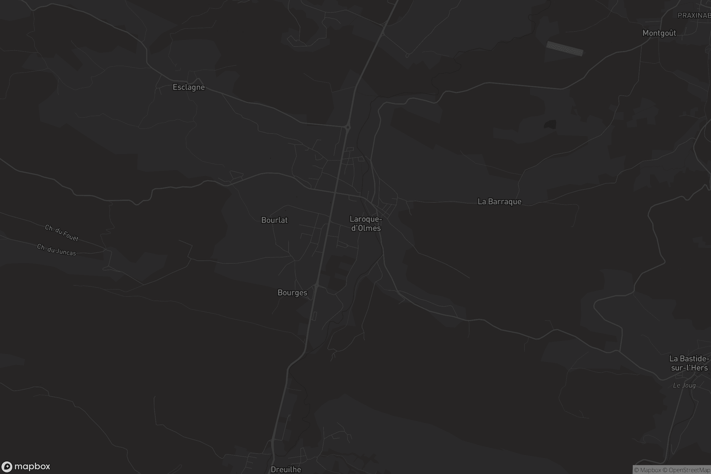 Carte de Laroque-d'Olmes