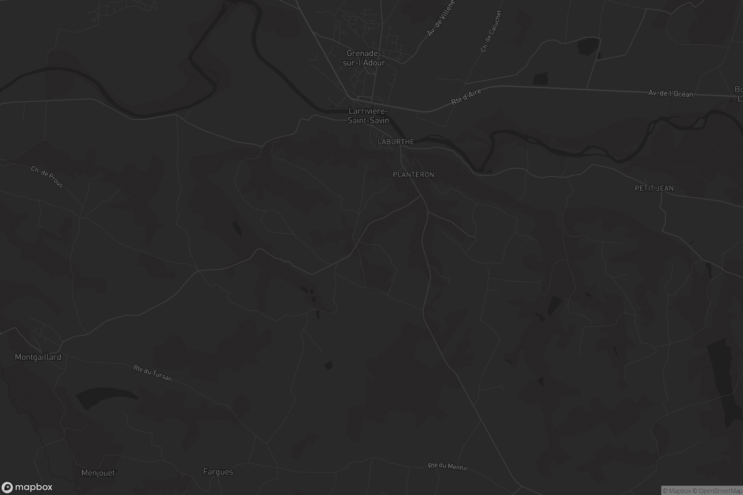 Carte de Larrivière-Saint-Savin