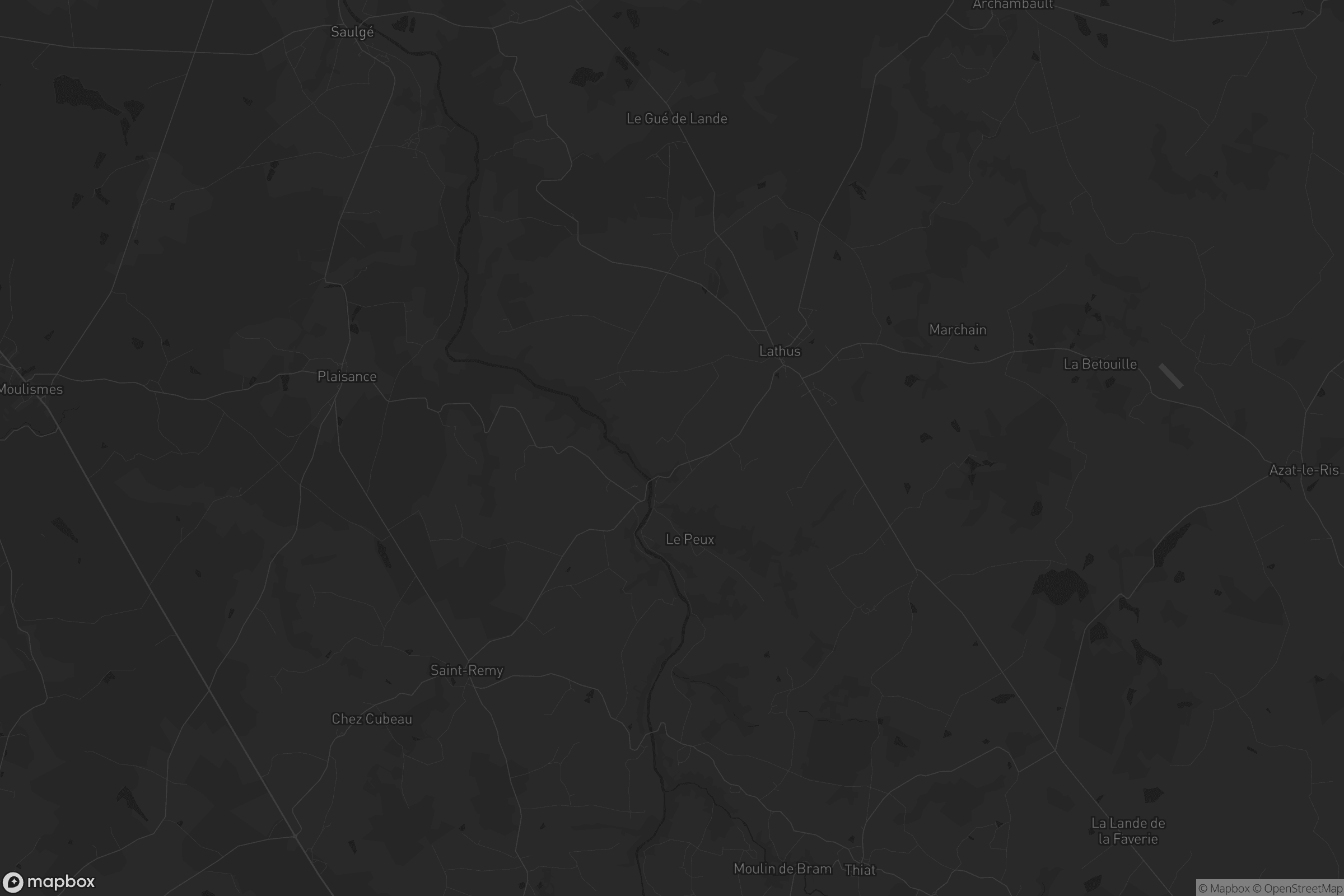 Carte de Lathus-Saint-Rémy