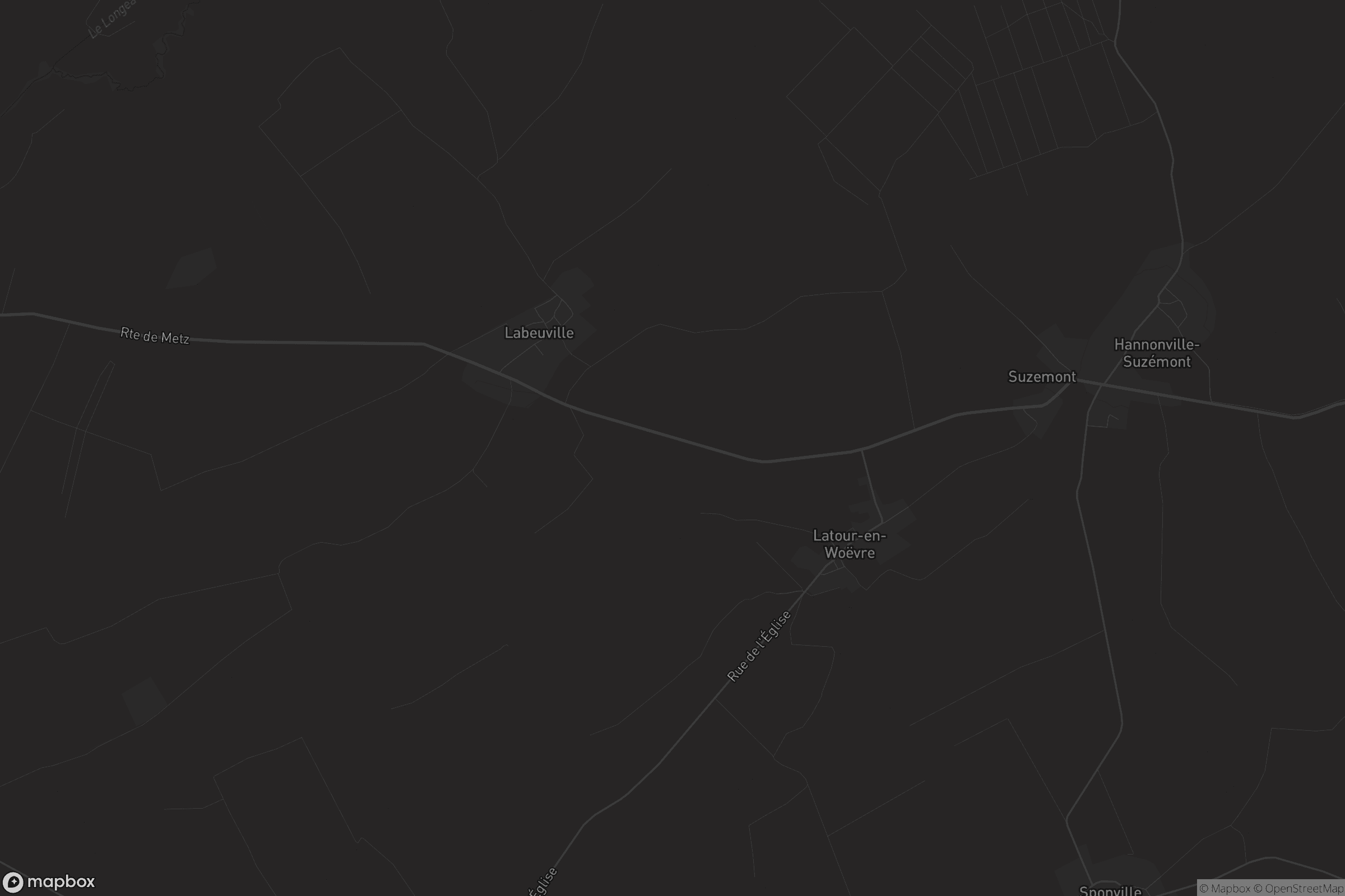 Carte de Latour-en-Woëvre