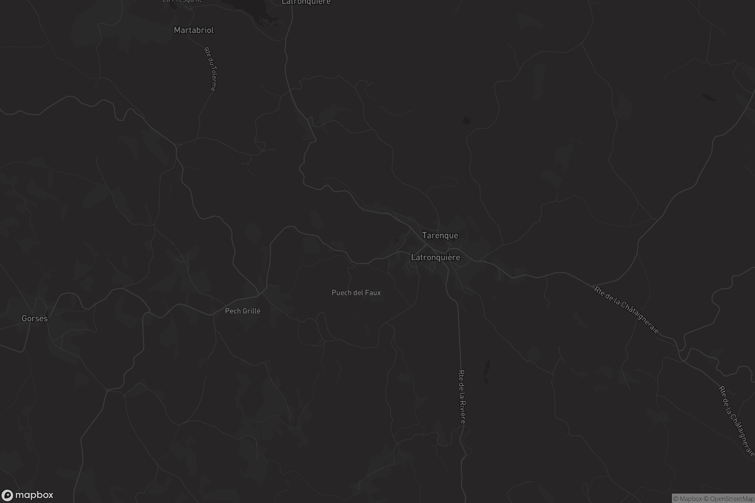 Carte de Latronquière