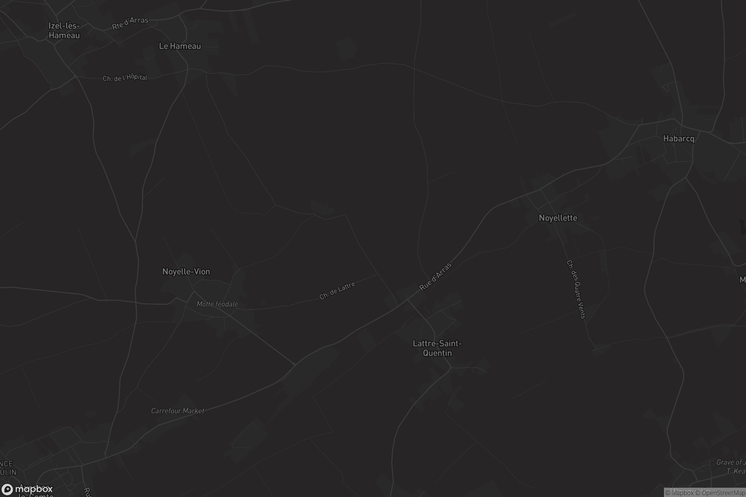 Carte de Lattre-Saint-Quentin