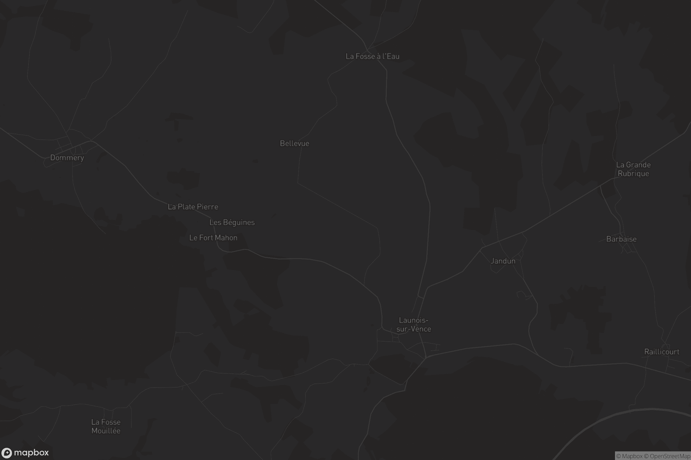 Carte de Launois-sur-Vence