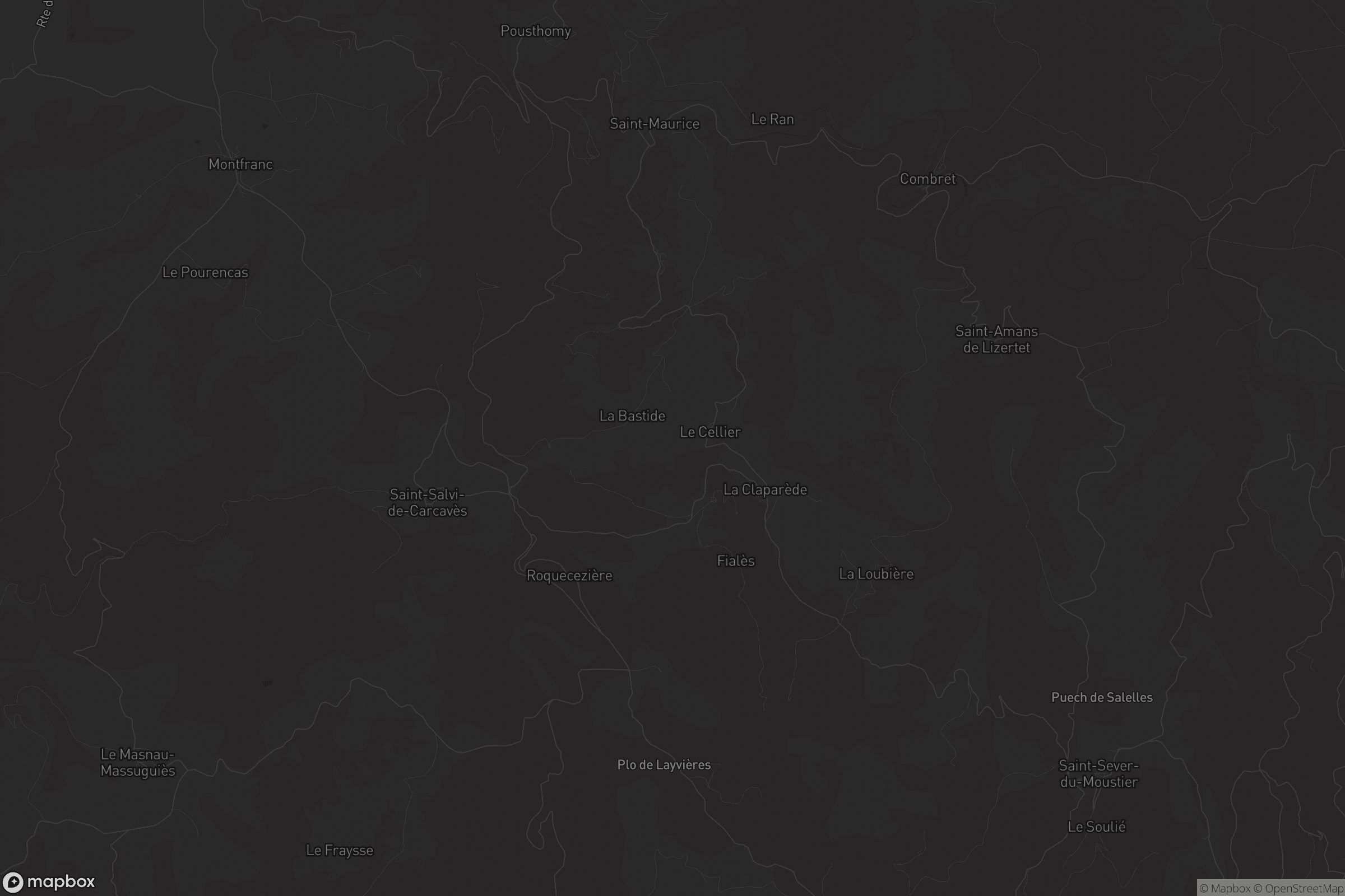 Carte de Laval-Roquecezière