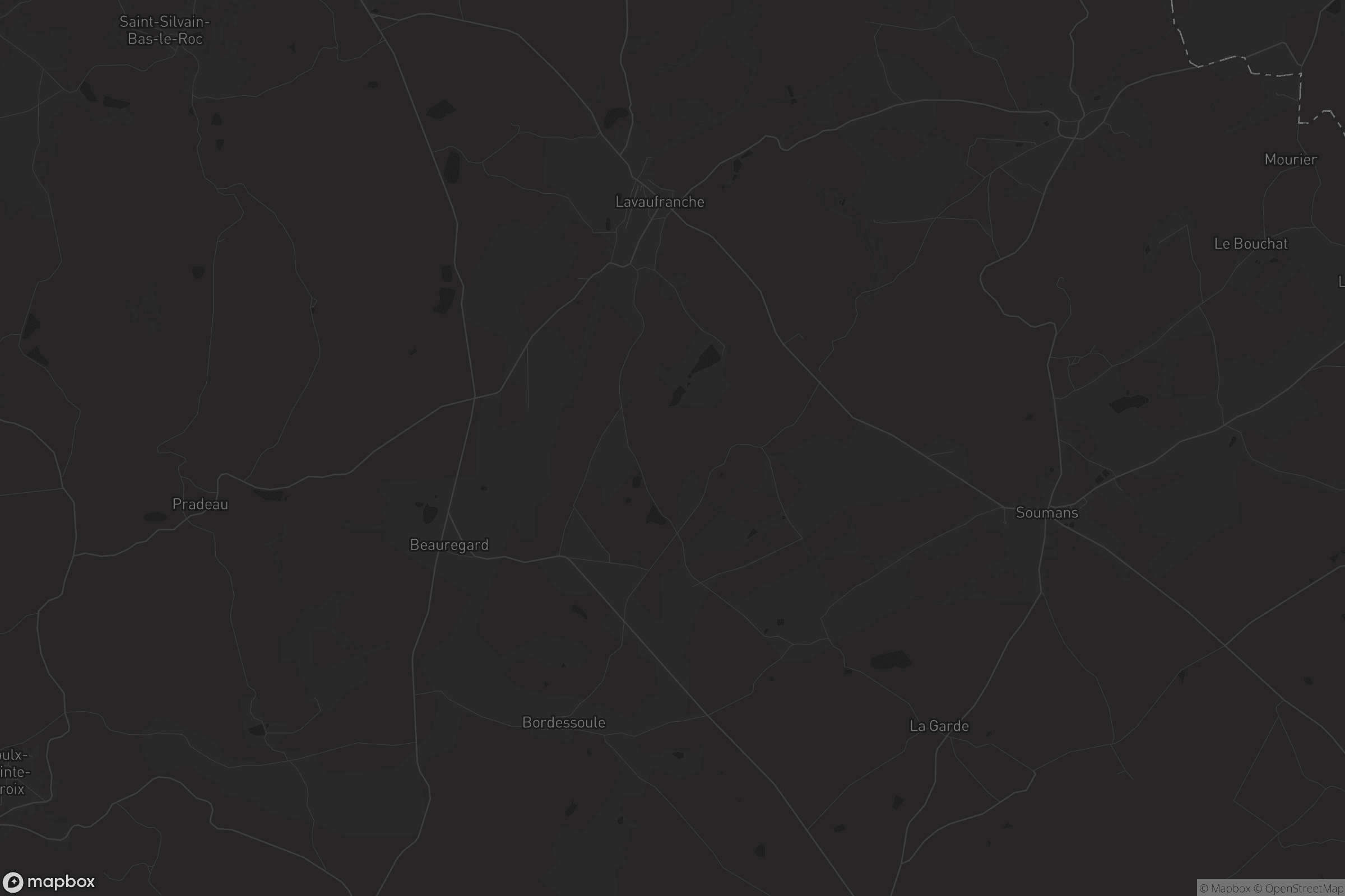 Carte de Lavaufranche