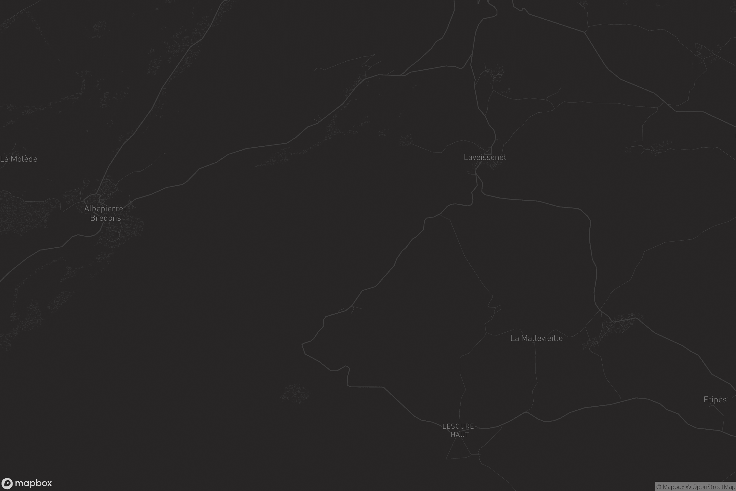 Carte de Laveissenet