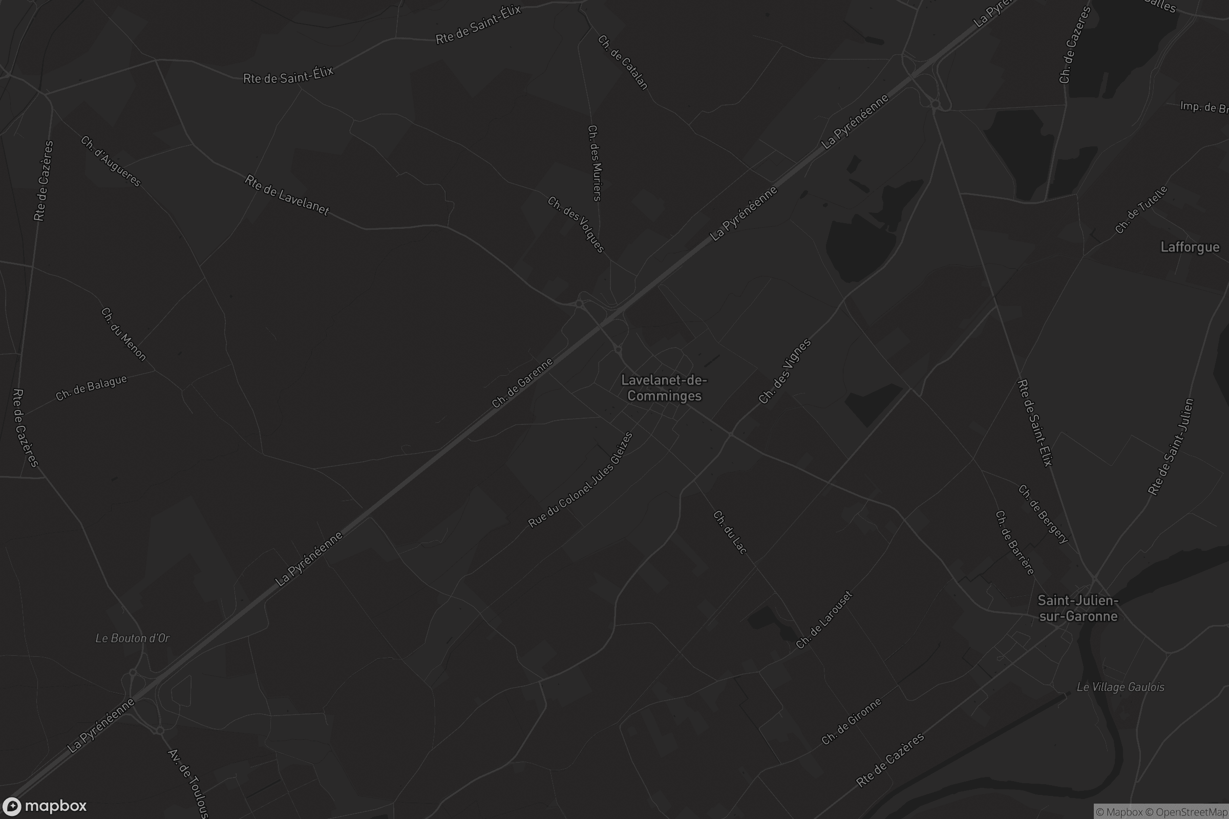 Carte de Lavelanet-de-Comminges