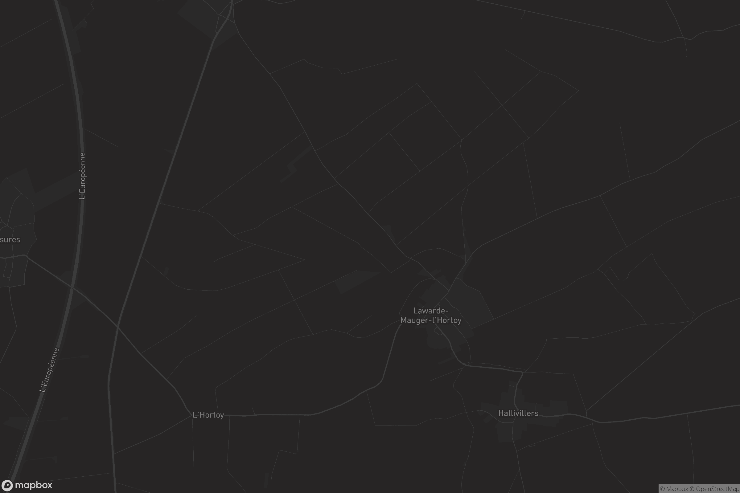 Carte de Lawarde-Mauger-l'Hortoy